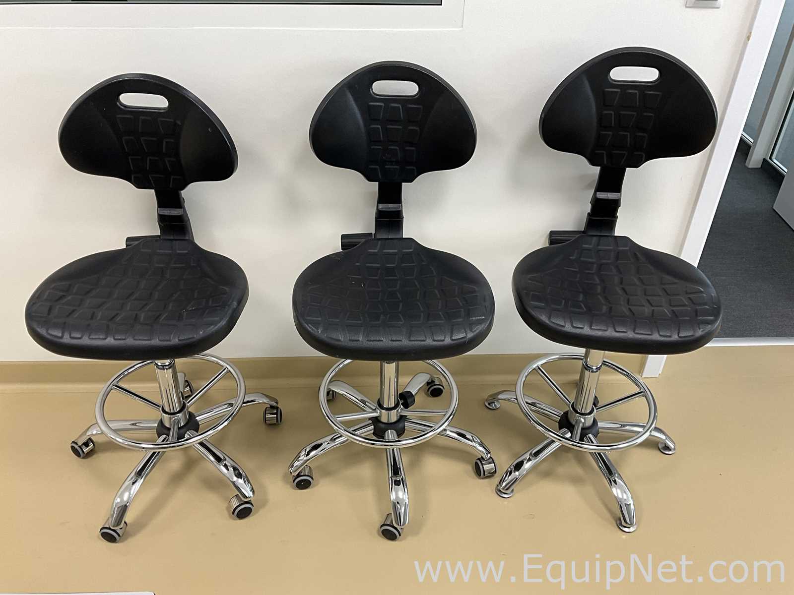 Lot of 3 Laboratory Chairs