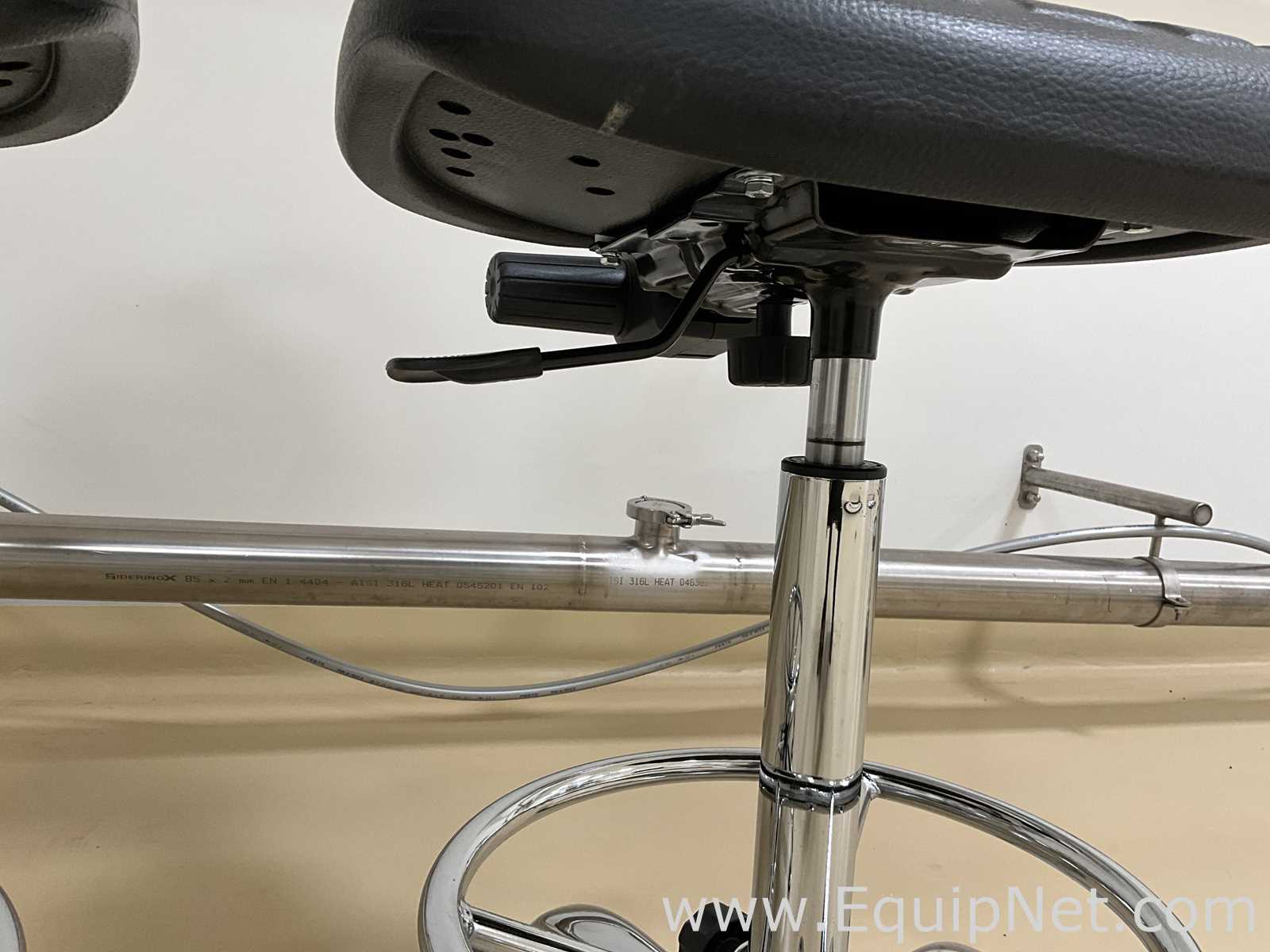 Lot of 2 Laboratory Chairs