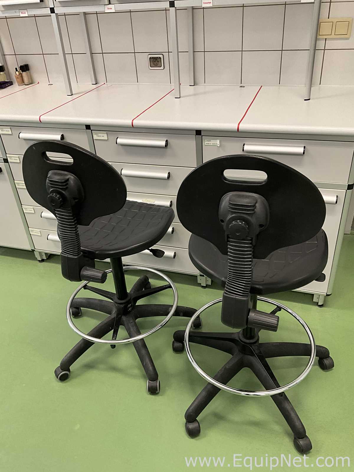 Lot of 2 Laboratory Chairs