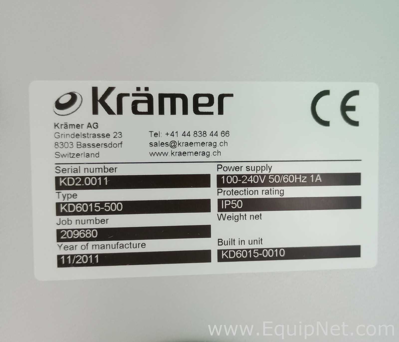 Kramer AG C820 Tablet Deduster with Mettler Toledo Safeline Metal Detector