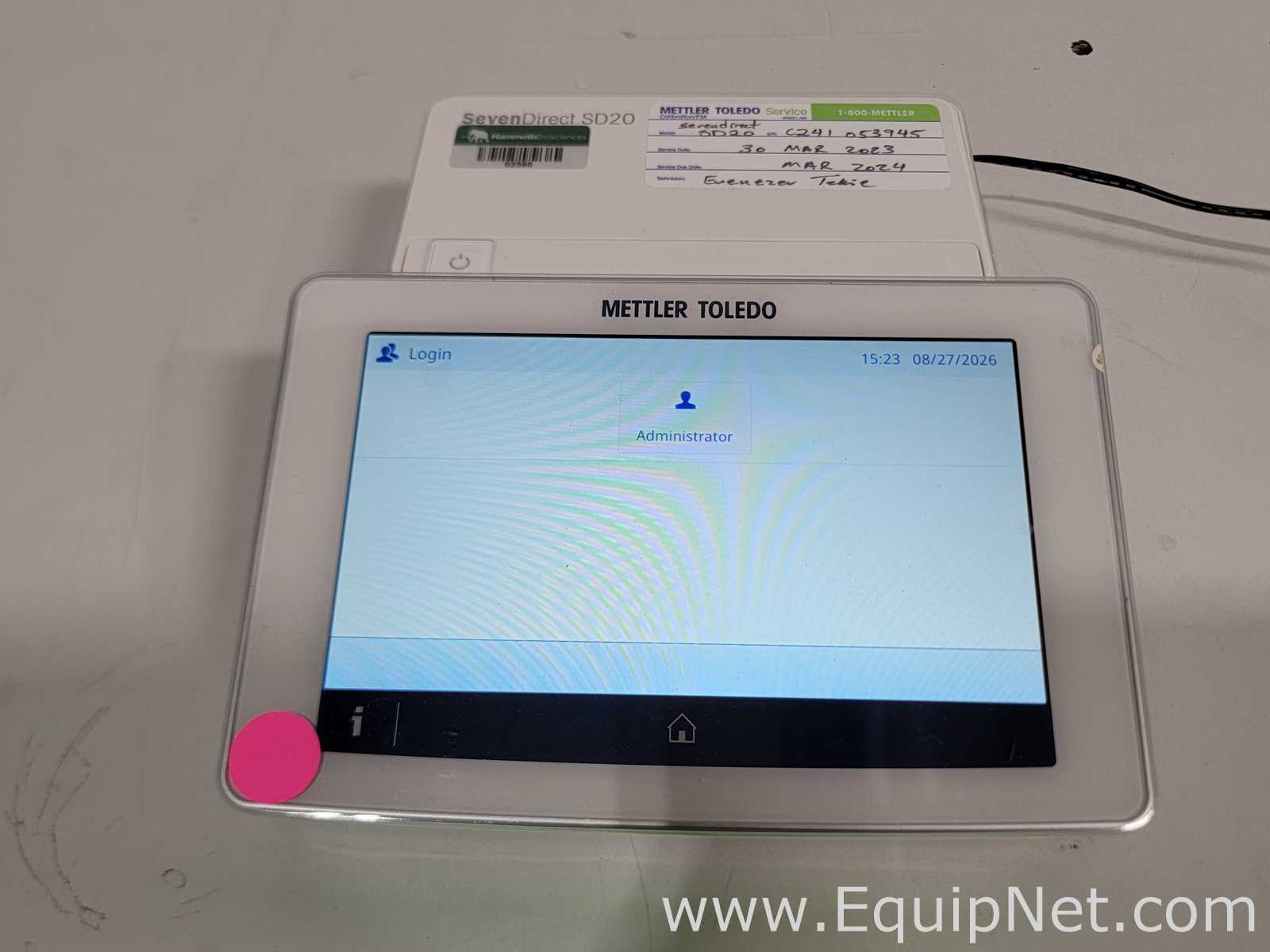 Mettler Toledo SevenDirect SD20 pH Meter