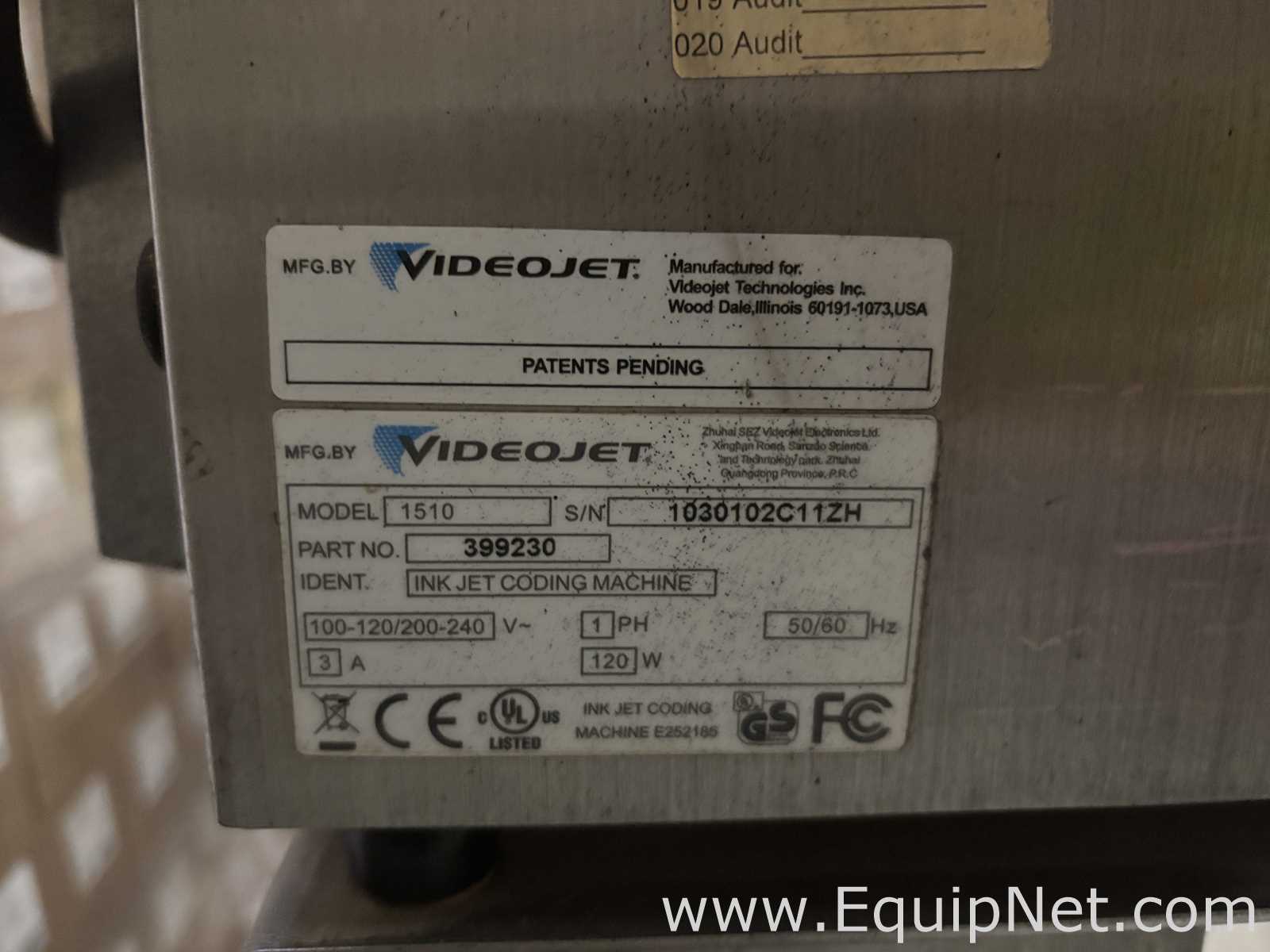 VideoJet 1510 Ink Jet Coding Machine