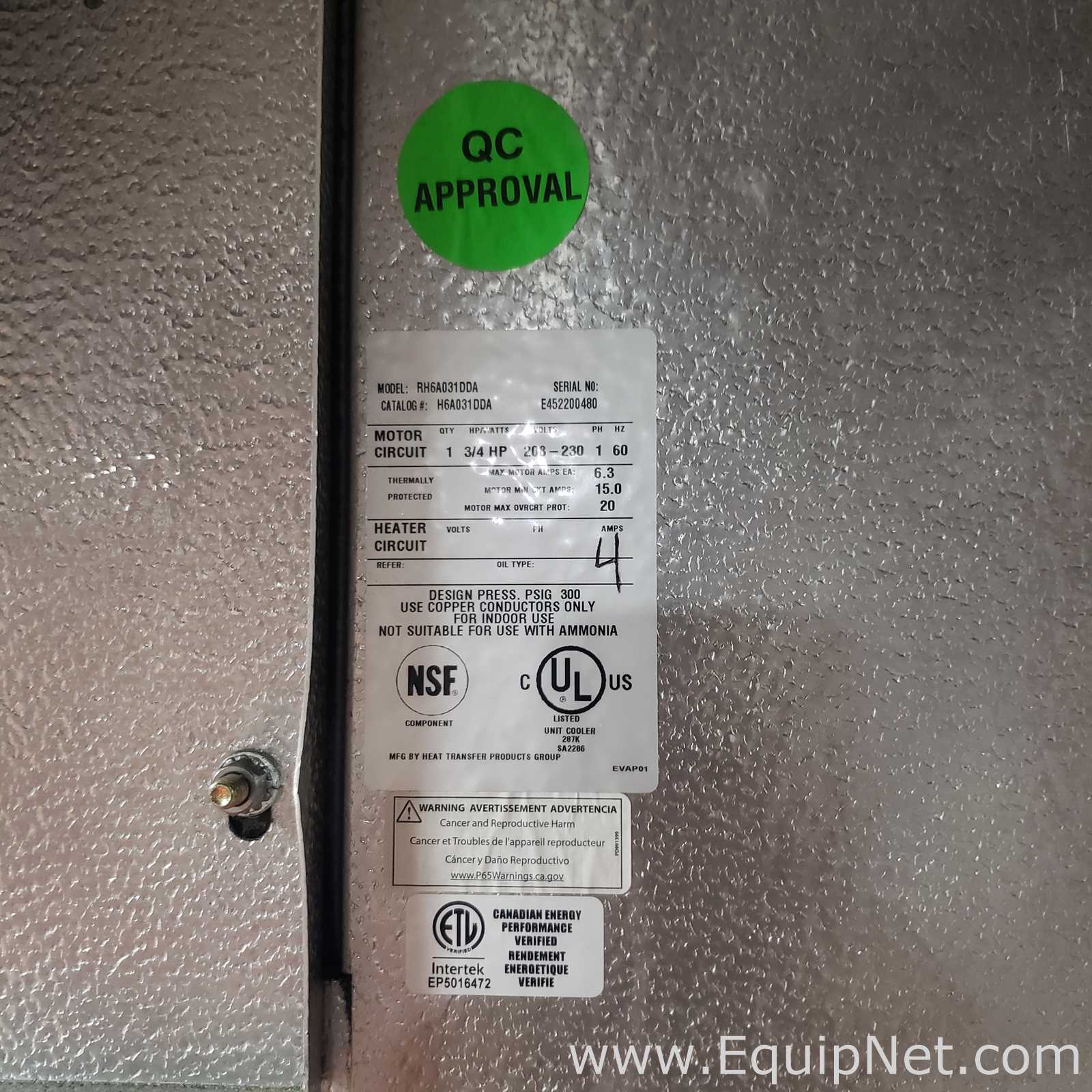 lote de  8 Evaporador Heat Transfer Products Group RH6A031DDA