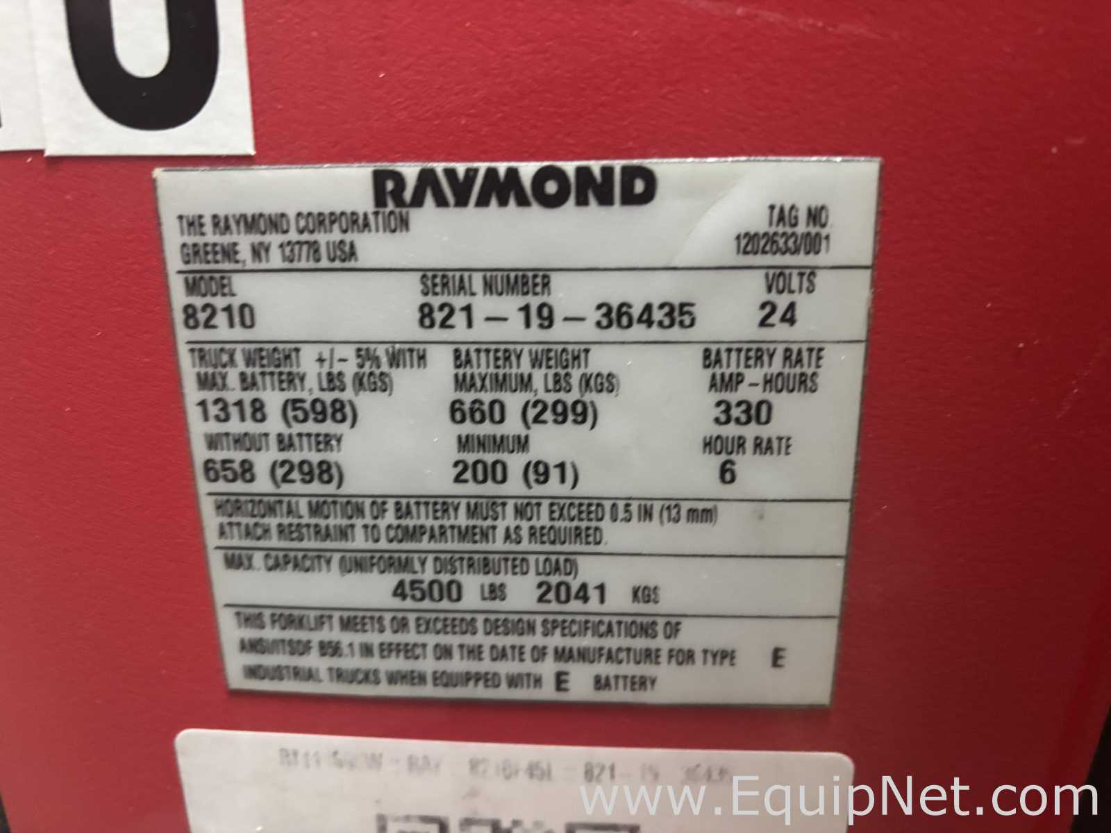 Patín / Transpaletas The Raymond Corporation Requisitos de aire 4500 LBS
