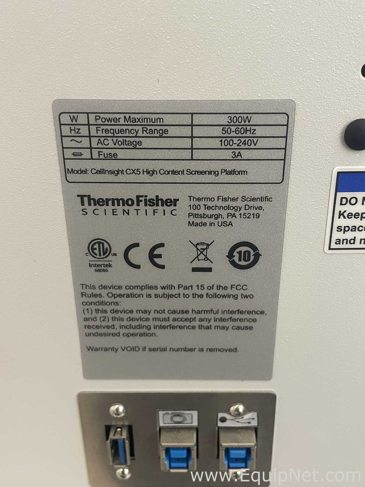Analisador Thermo Scientific CellInsight CX7 Platform