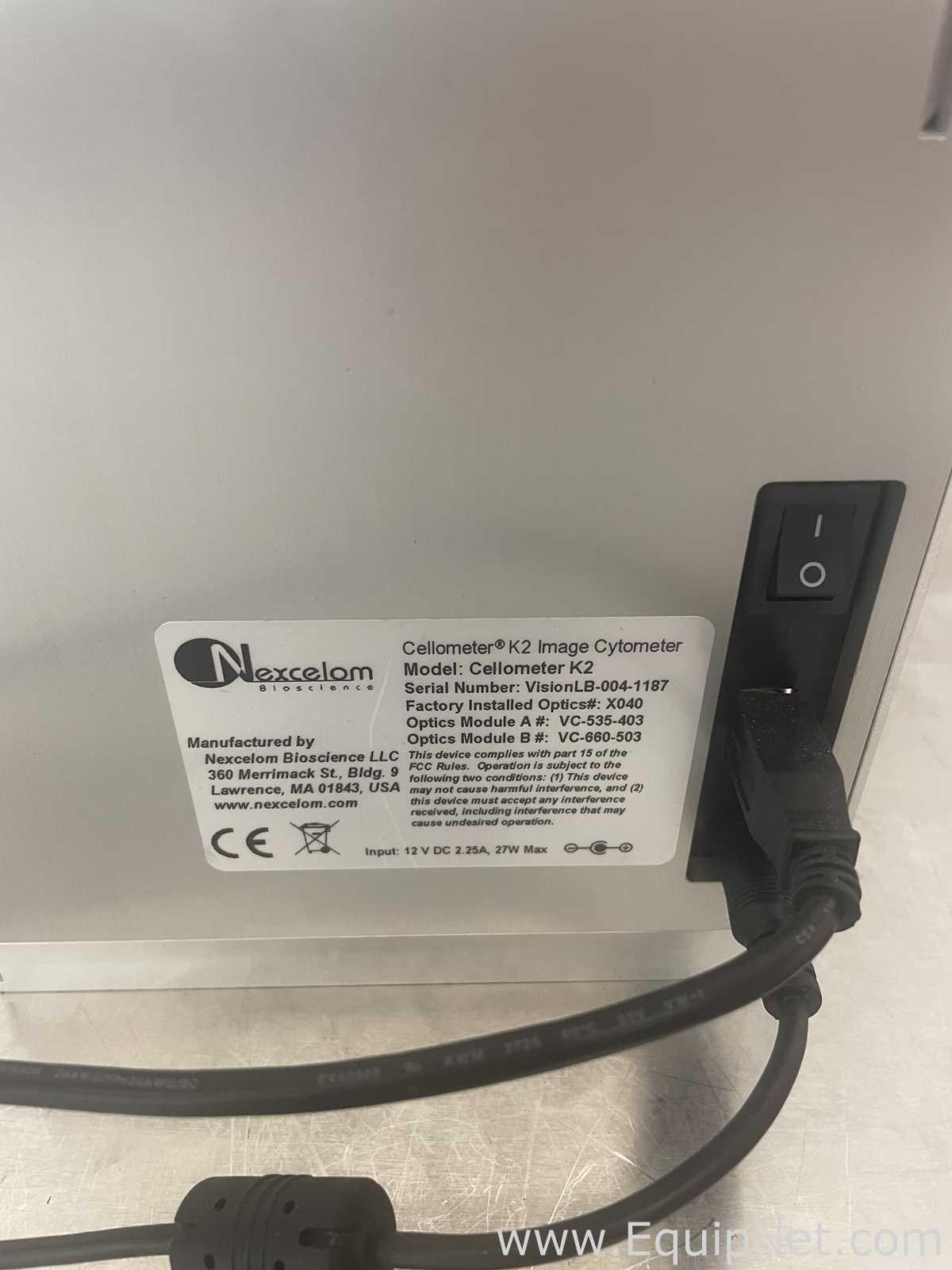 Nexcelom Bioscience Cellometer K2 Cytometer