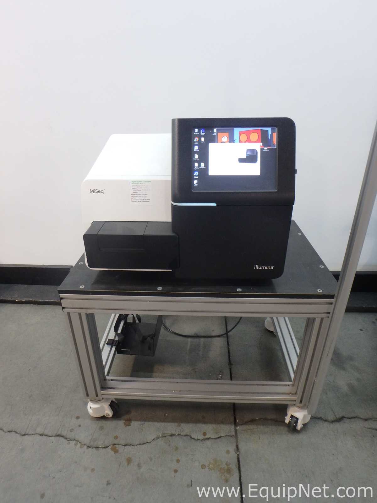 Illumina MiSeq Sequencing System on Wheeled Table