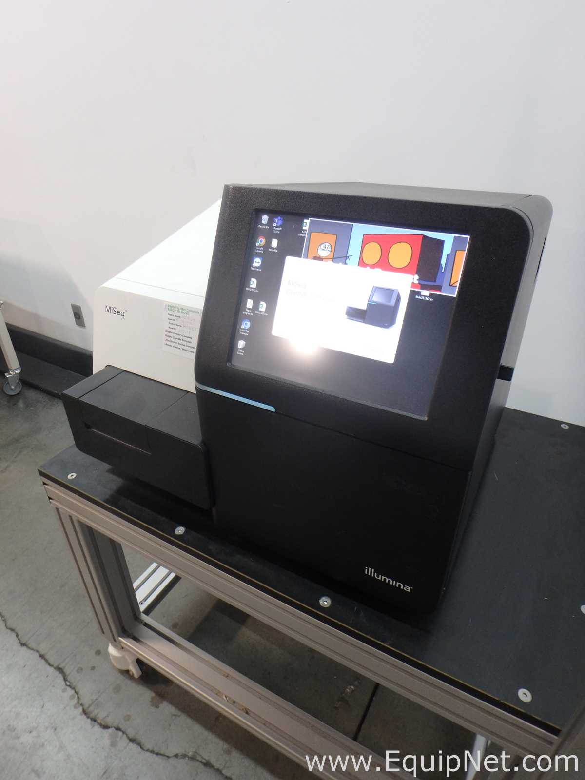 Illumina MiSeq Sequencing System on Wheeled Table