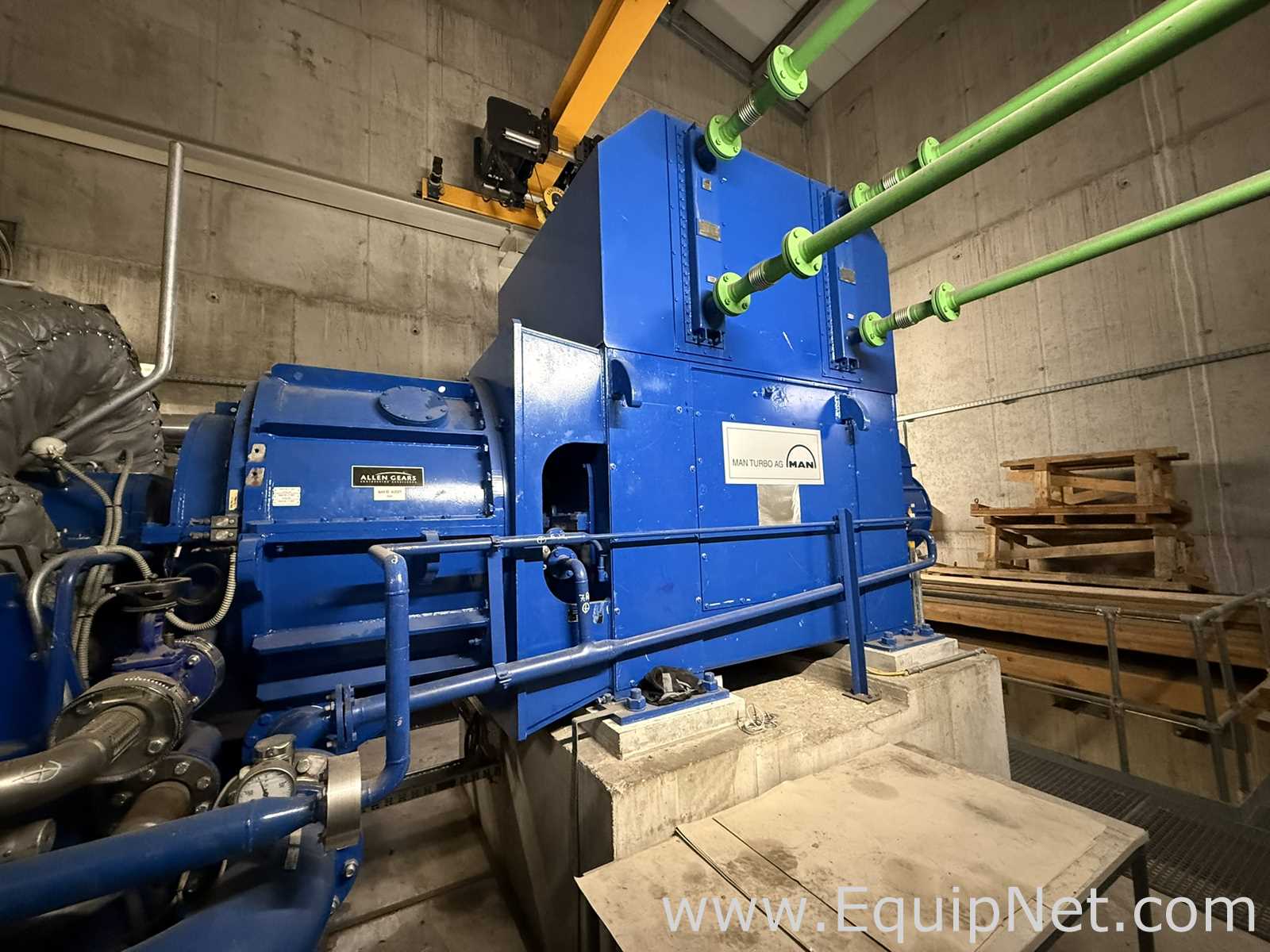 5000 kW Complete Electrical Generation Biomass Plant - MAN Turbo MARC2-C10 Steam Turbine Generator