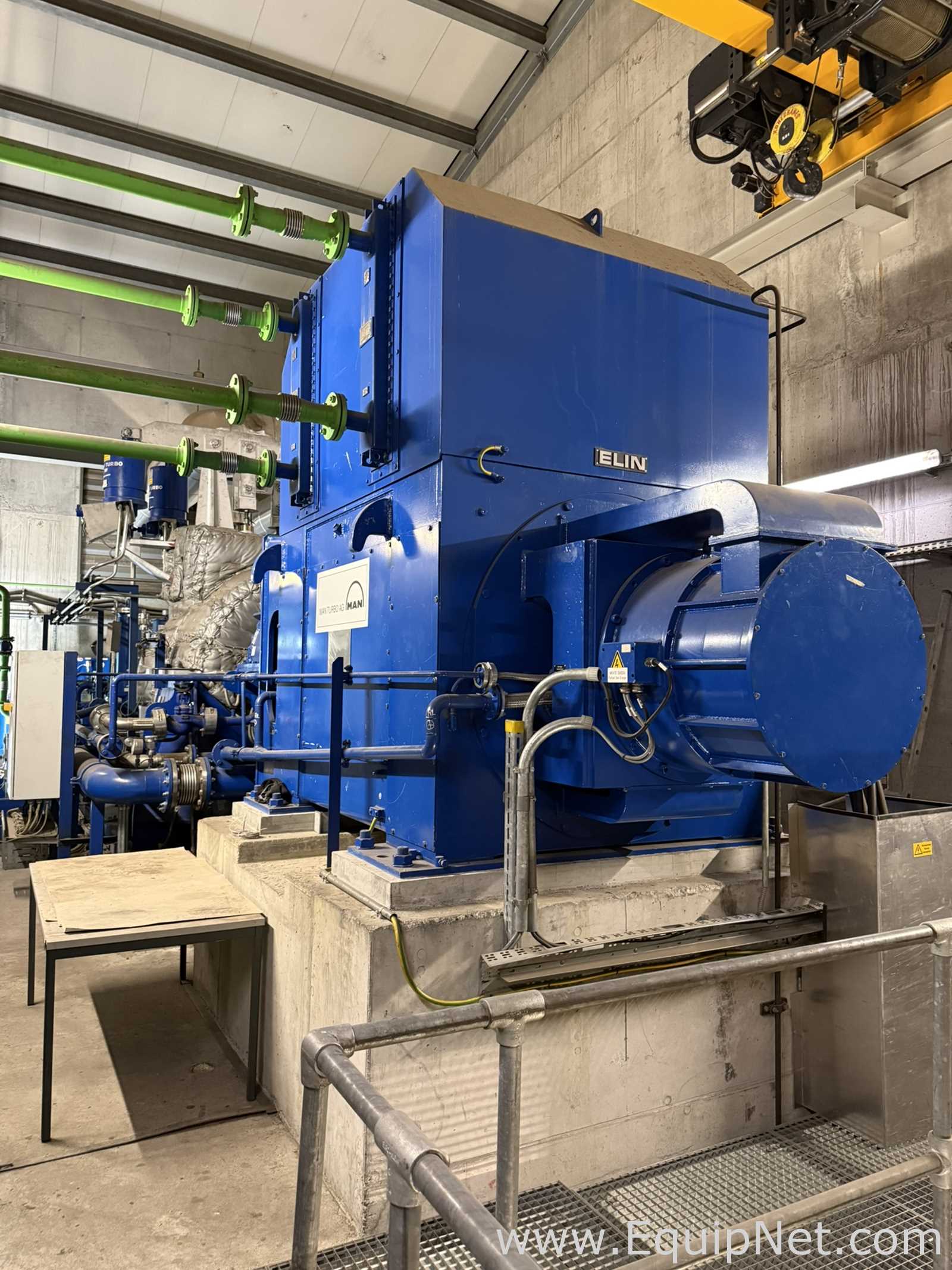 5000 kW Complete Electrical Generation Biomass Plant - MAN Turbo MARC2-C10 Steam Turbine Generator