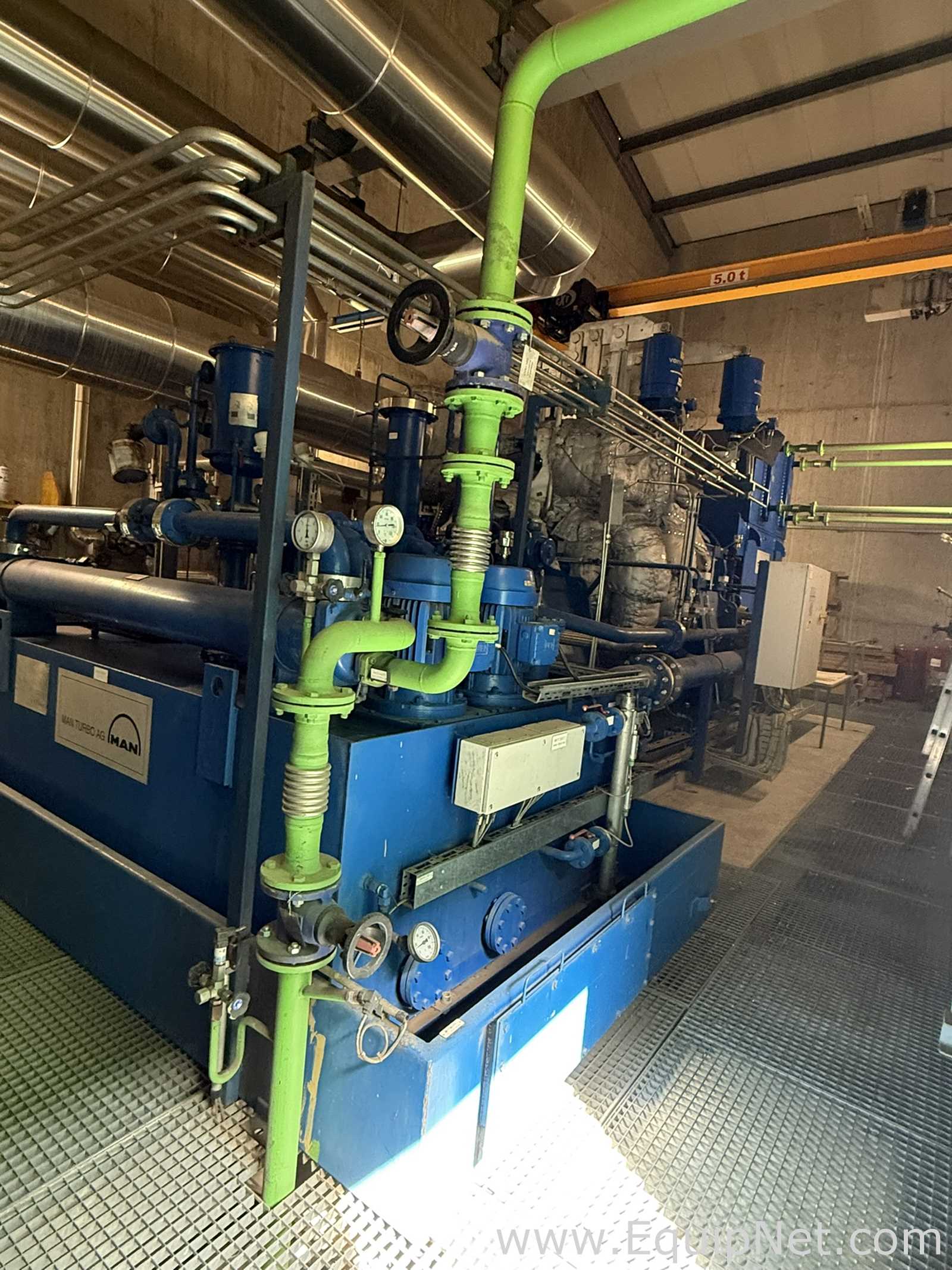 5000 kW Complete Electrical Generation Biomass Plant - MAN Turbo MARC2-C10 Steam Turbine Generator