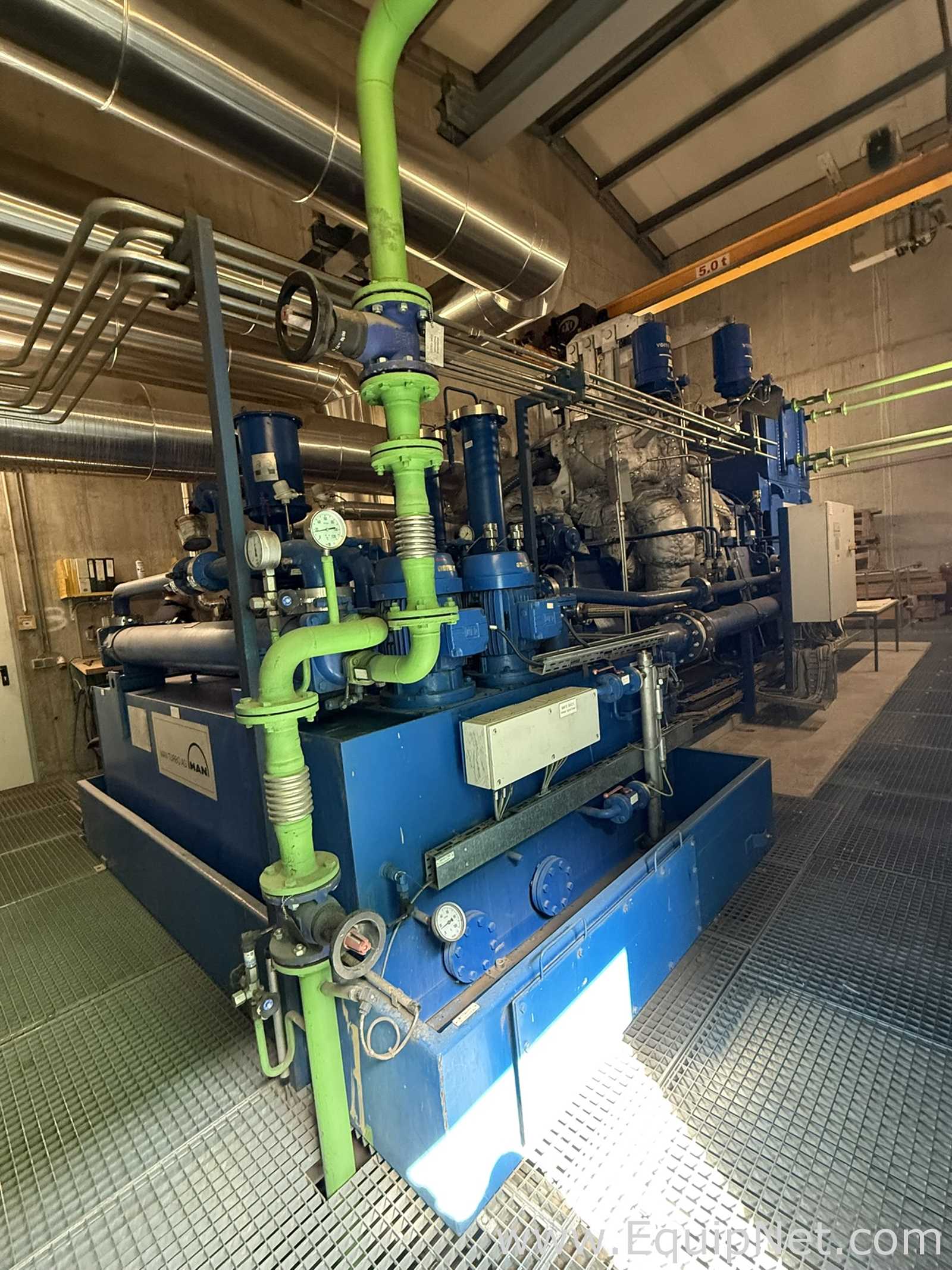 5000 kW Complete Electrical Generation Biomass Plant - MAN Turbo MARC2-C10 Steam Turbine Generator