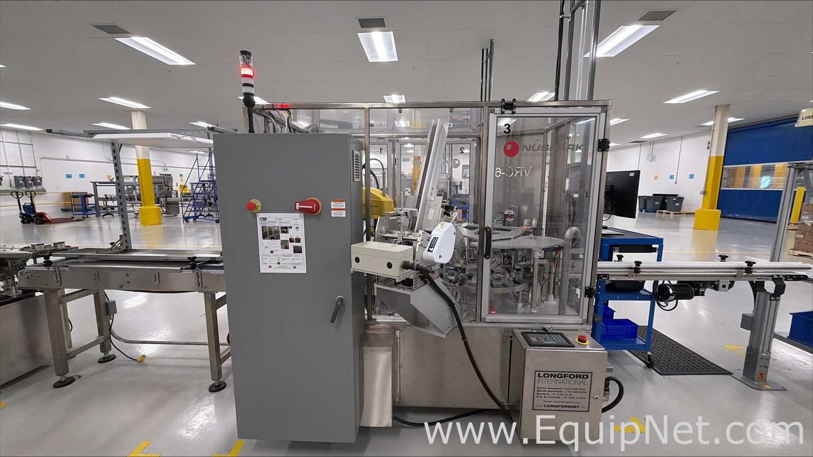 Nuspark VRC-60 Vertical Rotary Cartoner with Leaflet Inserter