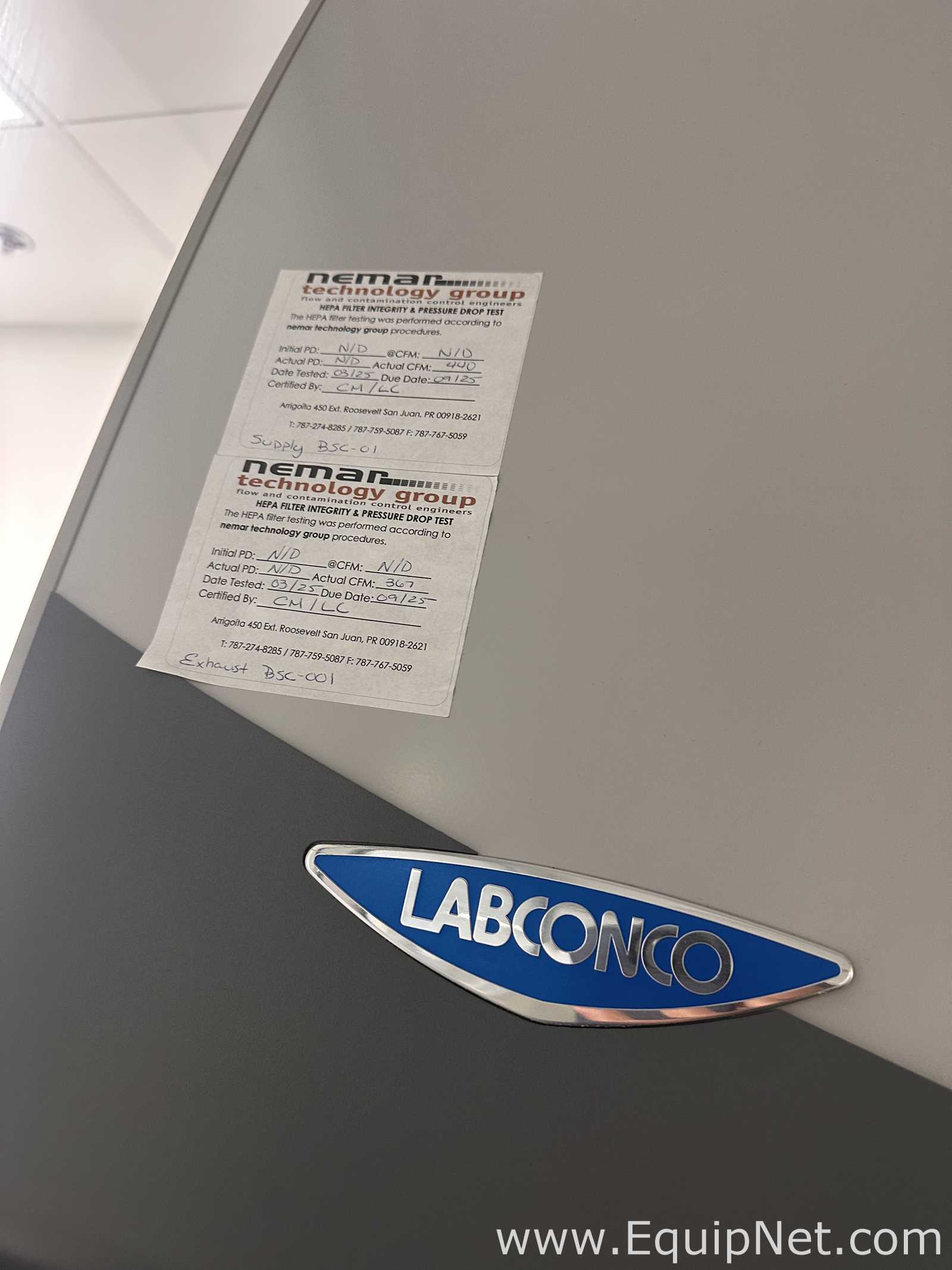 Cabina de Seguridad Biológica Labconco Corporation A2