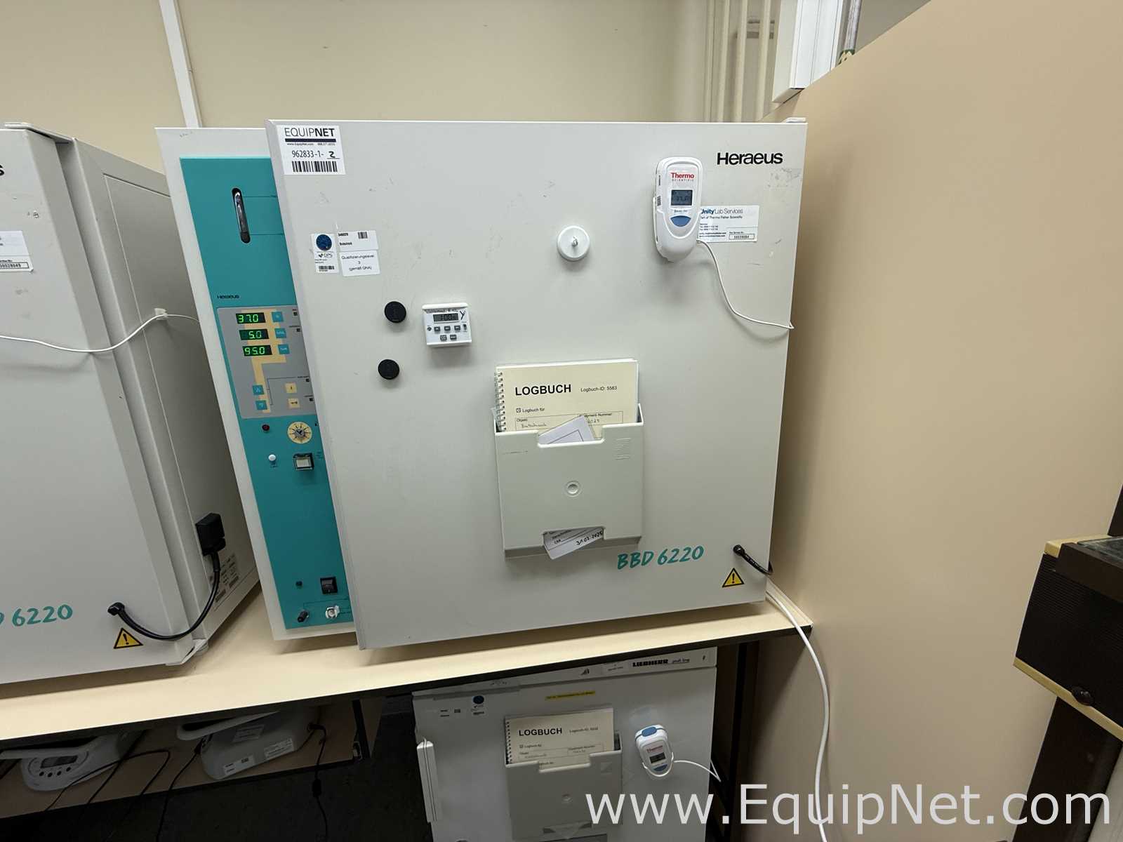 Lot of 2 Thermo Scientific Heraeus BBD 6220 CO2 Incubators
