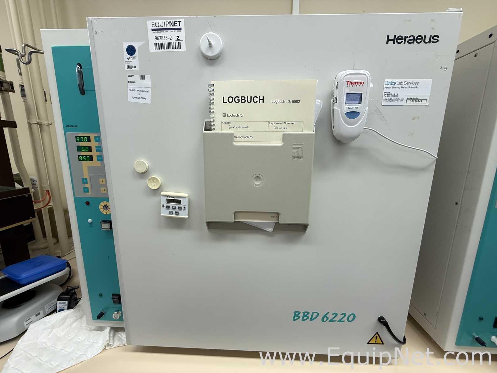 Lot of 2 Thermo Scientific Heraeus BBD 6220 CO2 Incubators