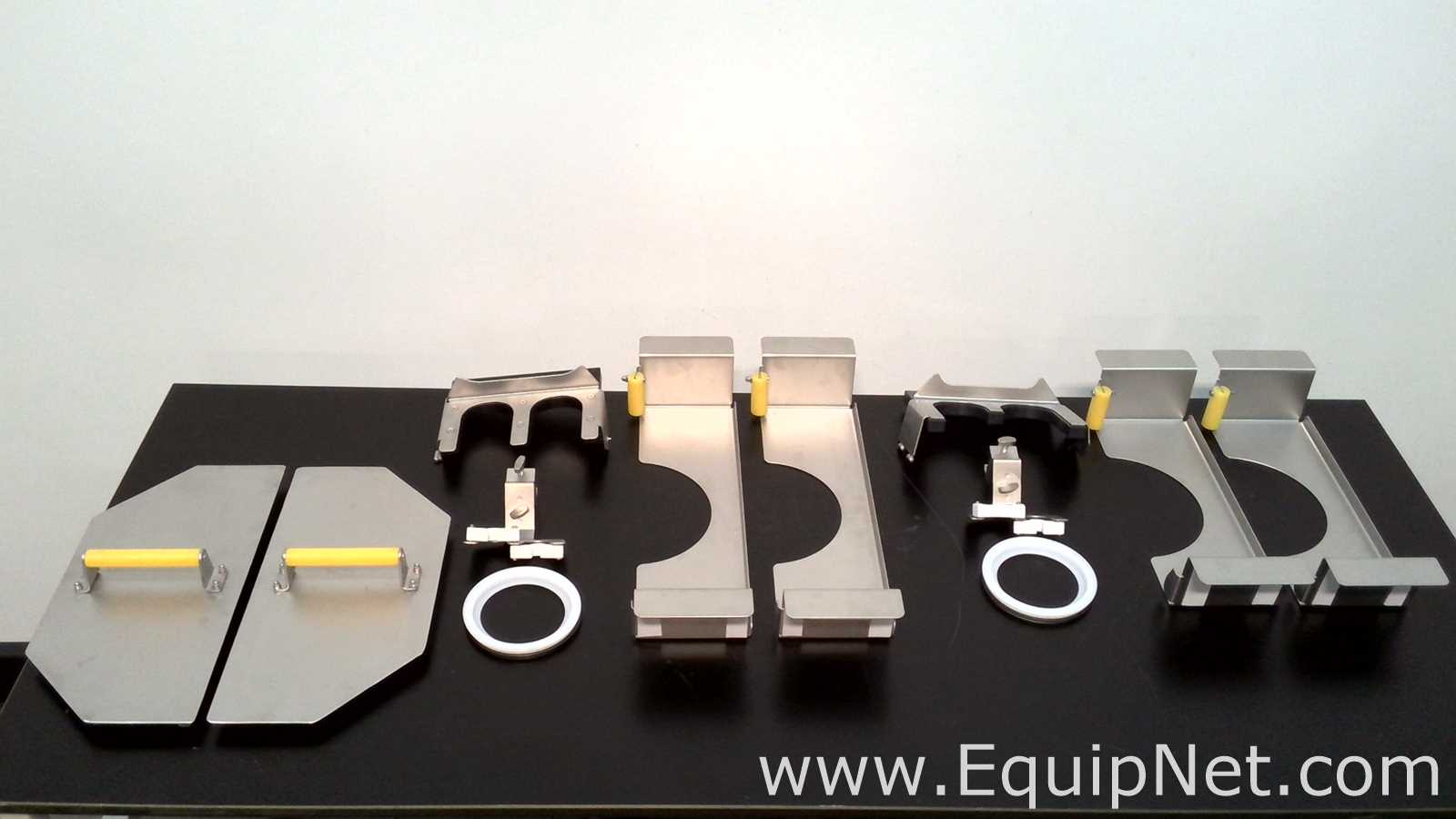 Lot of 2 Sartorius Stedim Palletank Mixing Vessels with Sartorius Stedim Pro Mixer Drive Unit