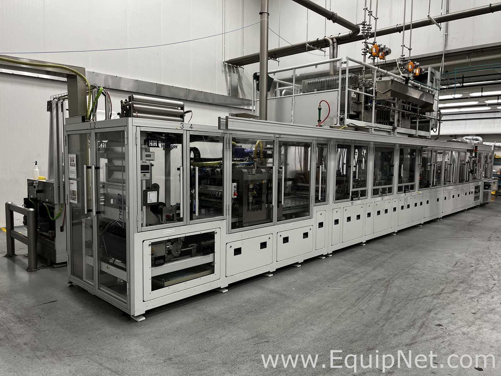 Two Harro Hofliger Continuous Pod and Disc Filling and Packaging Lines