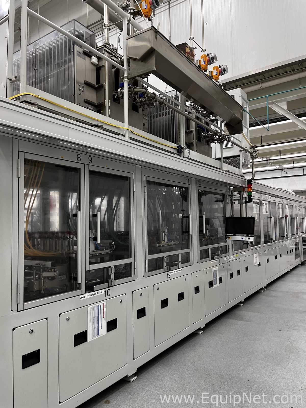 Two Harro Hofliger Continuous Pod and Disc Filling and Packaging Lines