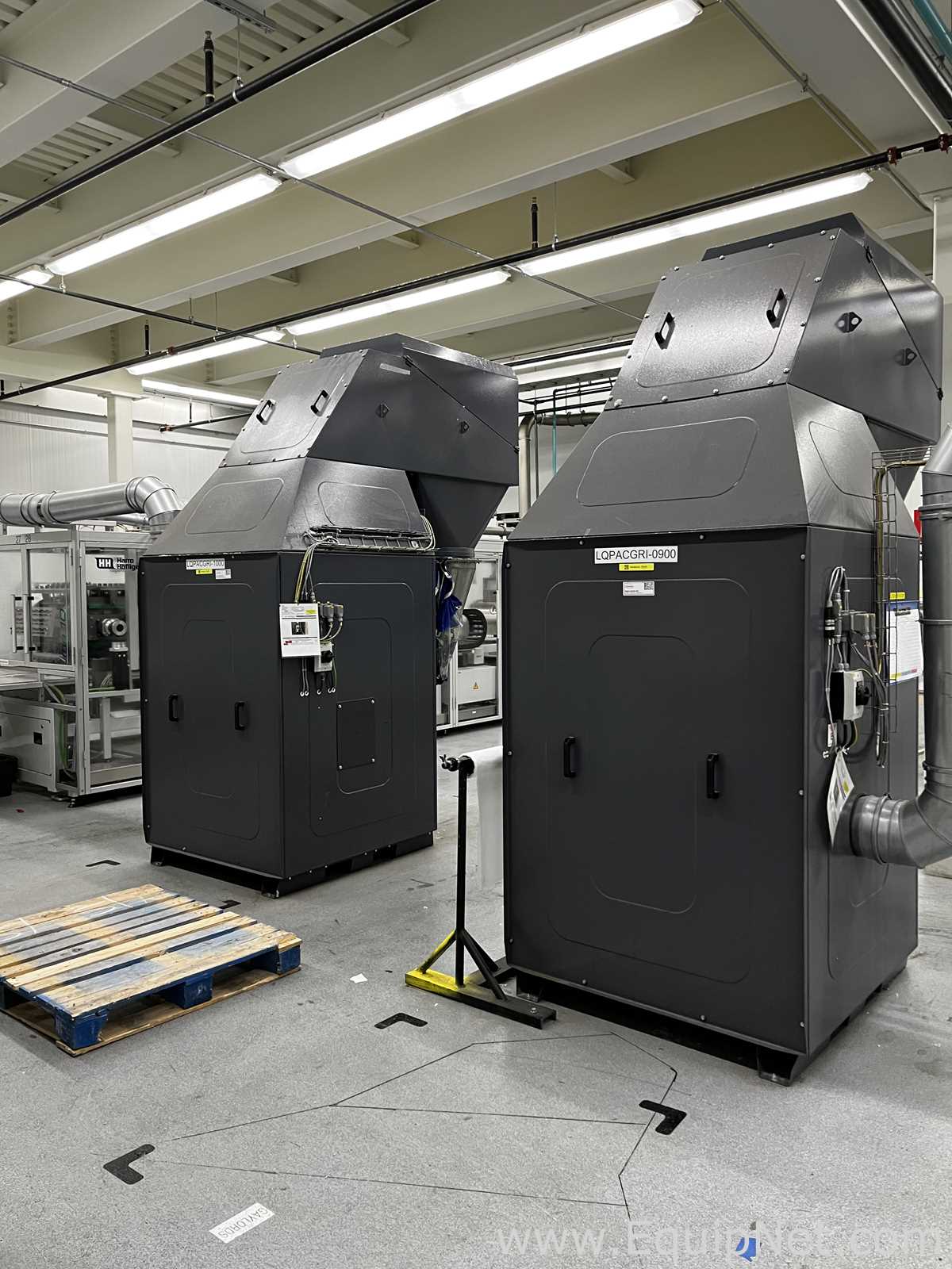 Two Harro Hofliger Continuous Pod and Disc Filling and Packaging Lines