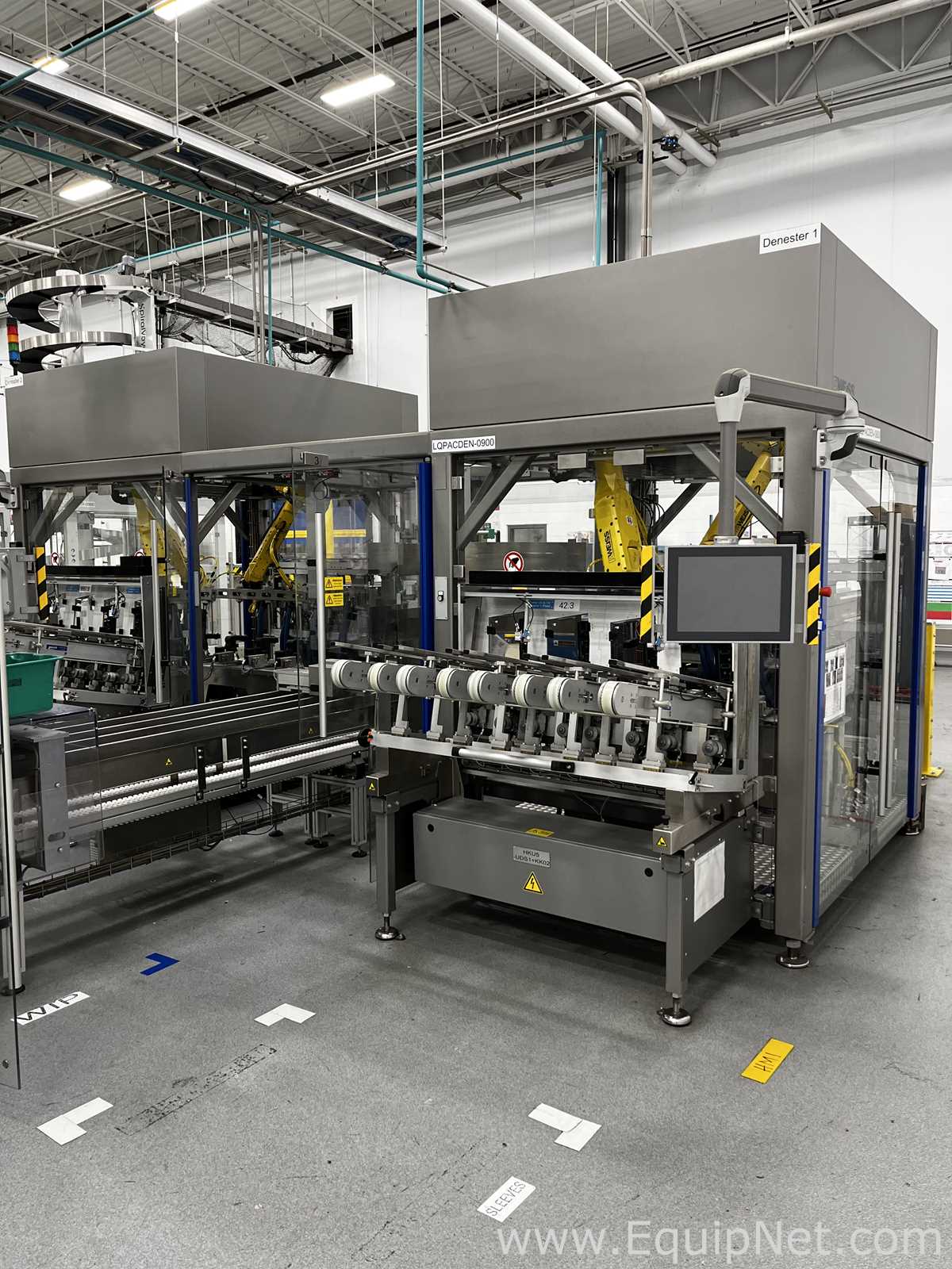 Two Harro Hofliger Continuous Pod and Disc Filling and Packaging Lines