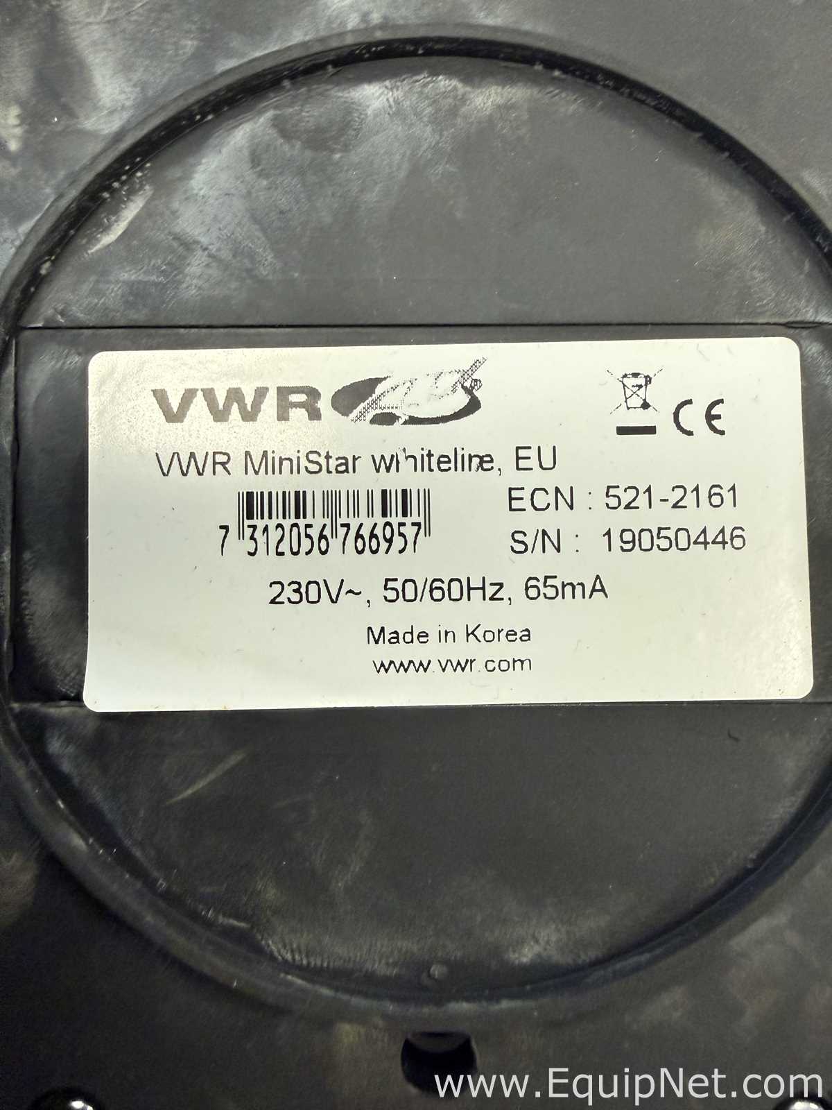 Lot of 5 VWR Ministar Whiteline Laboratory Centrifuges
