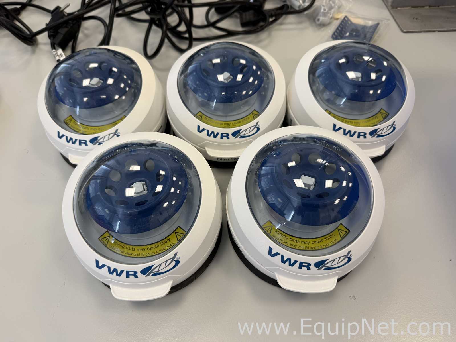 Lot of 5 VWR Ministar Whiteline Laboratory Centrifuges
