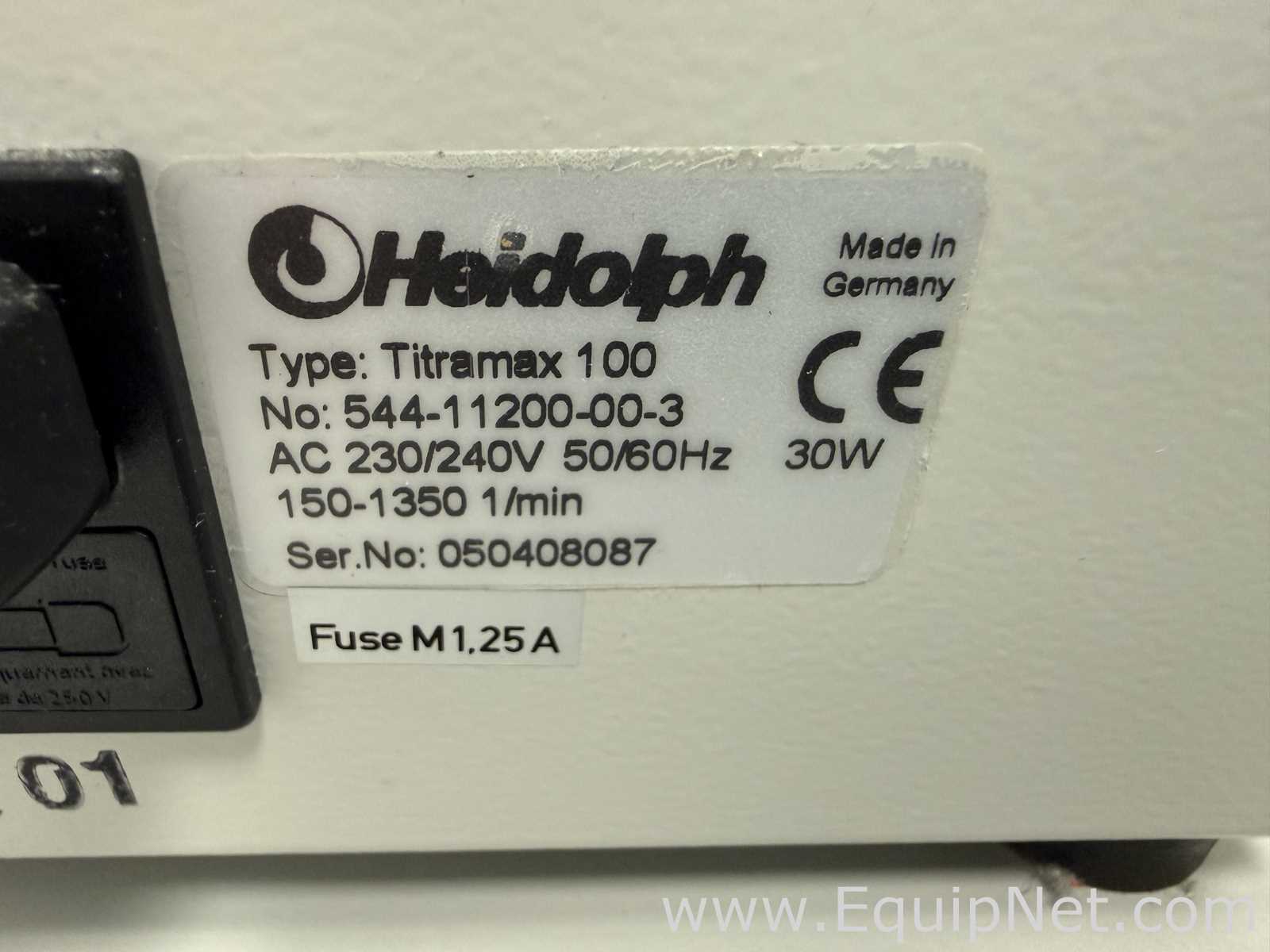 lote de  3 Agitador Heidolph Titramax 100