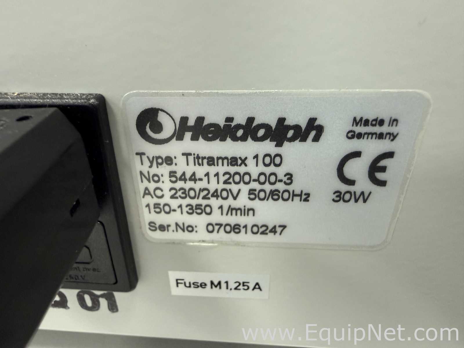 lote de  3 Agitador Heidolph Titramax 100