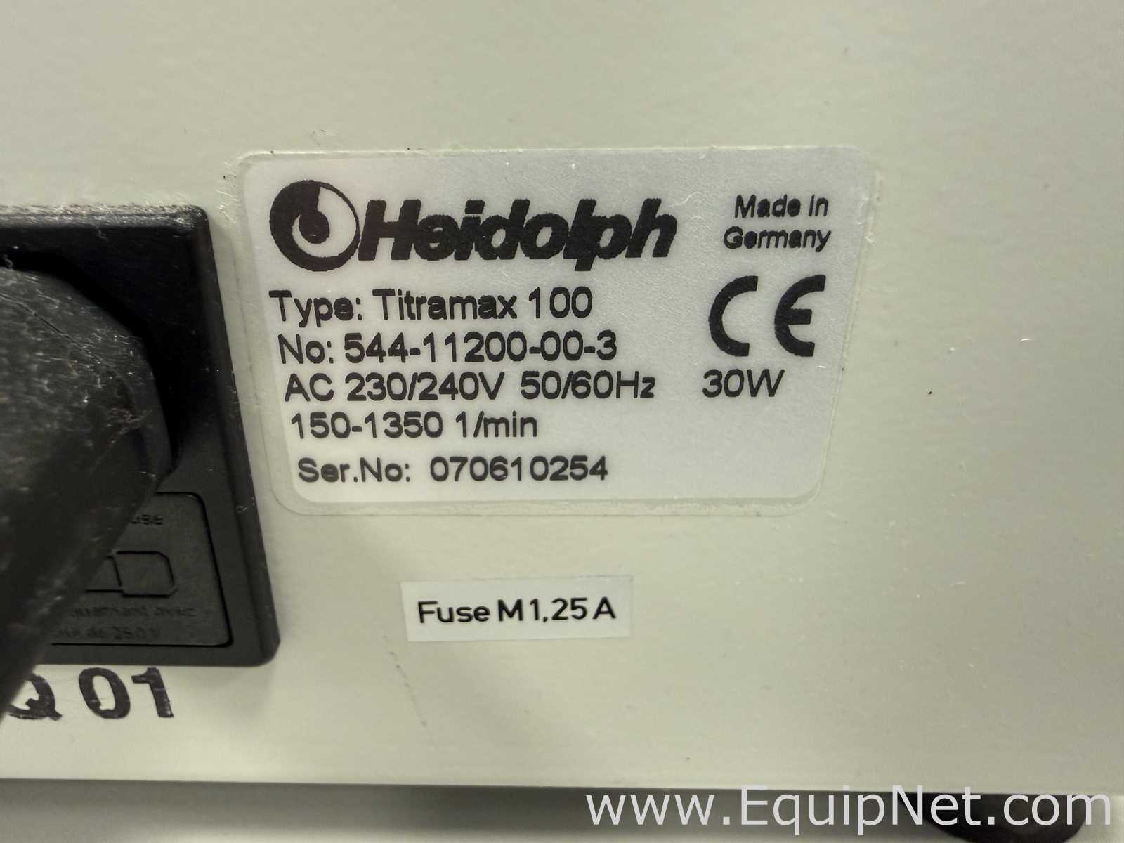 lote de  3 Agitador Heidolph Titramax 100