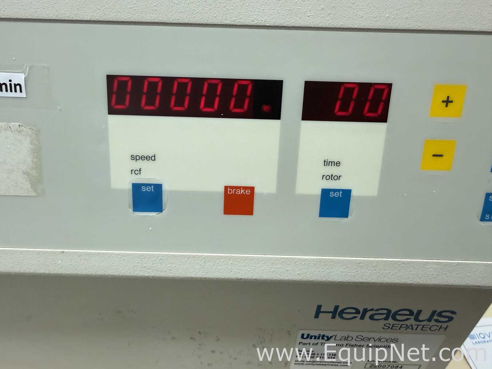 Heraeus Megafuge 1.0 Laboratory Centrifuge