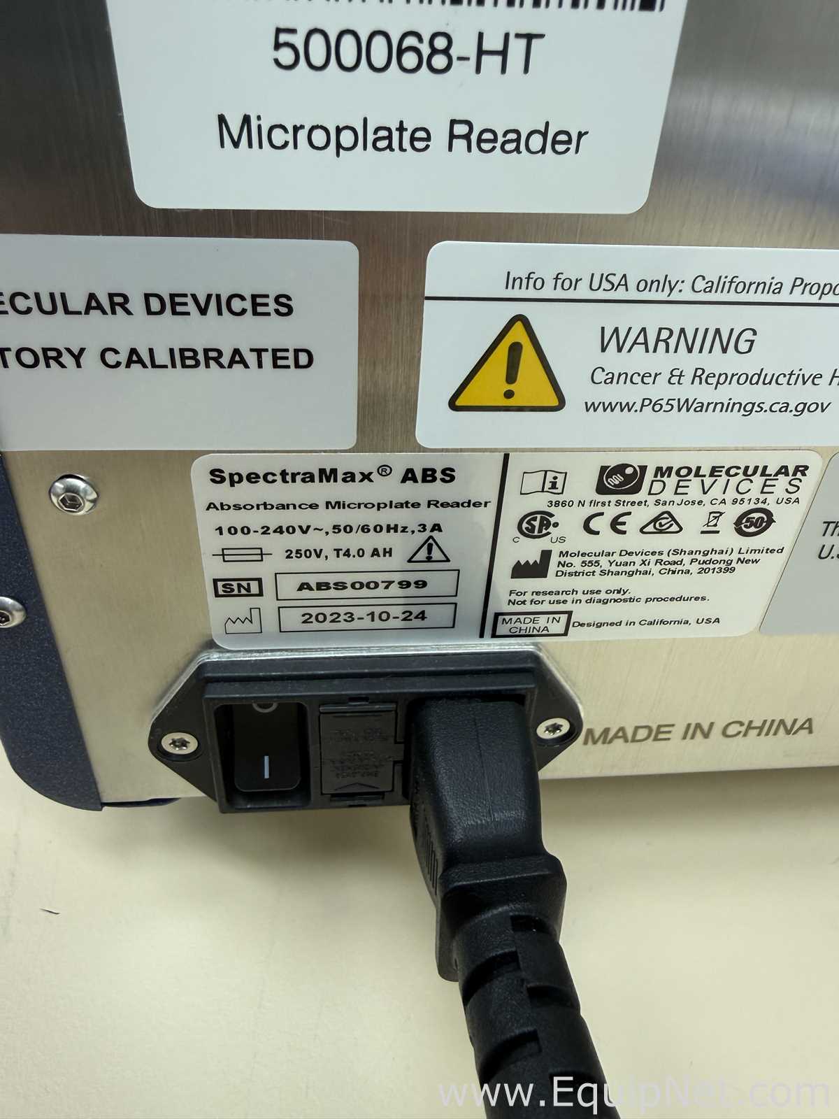 Lector de Microplacas Molecular Devices Spectramax ABS