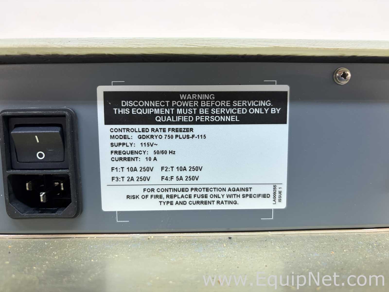 Planer GDKRYO 750 Plus-F-115 Kryosave Integra Controlled Rate Freezer