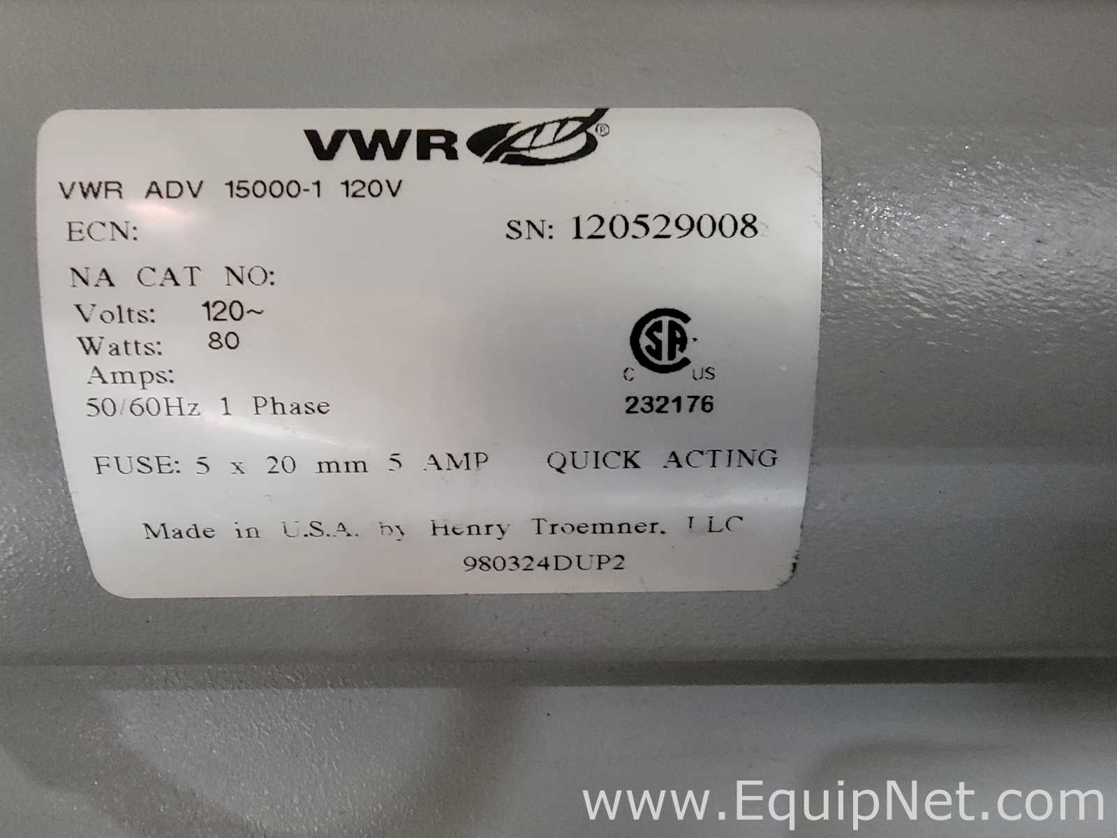 VWR 15000-1 Shaker
