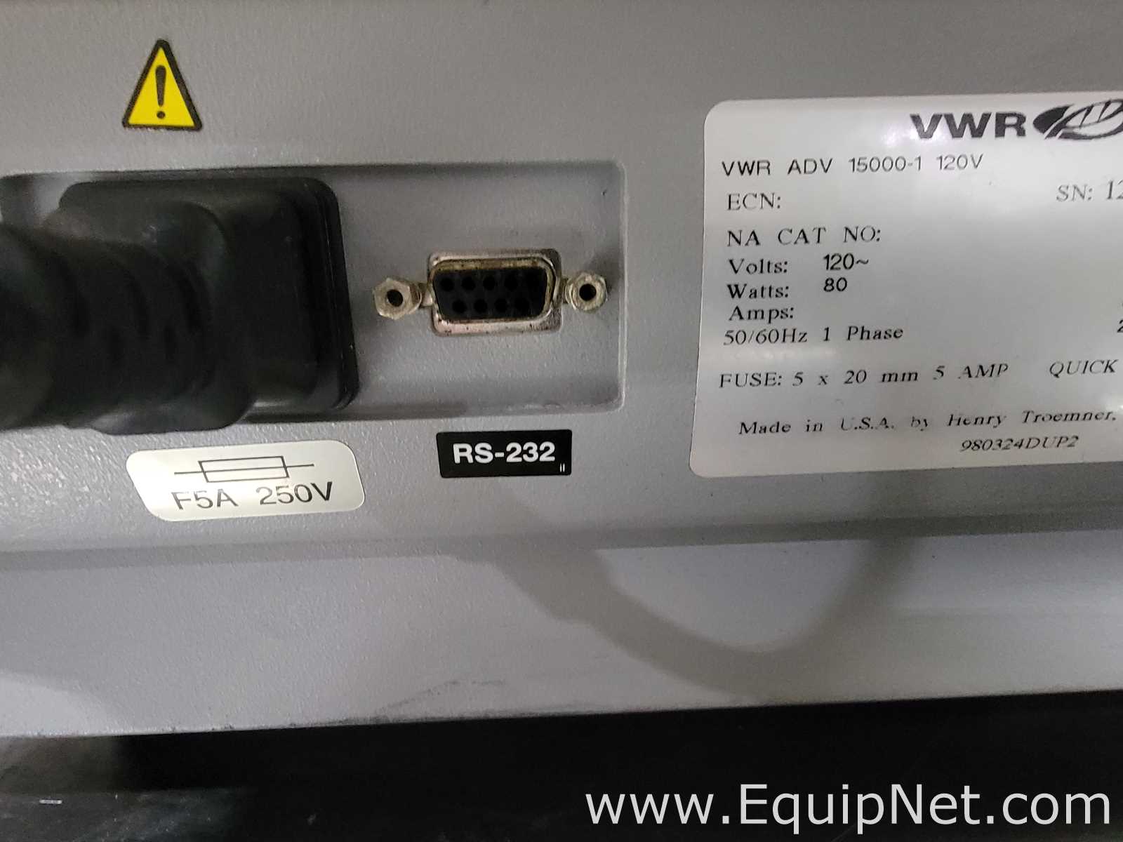 VWR 15000-1 Shaker
