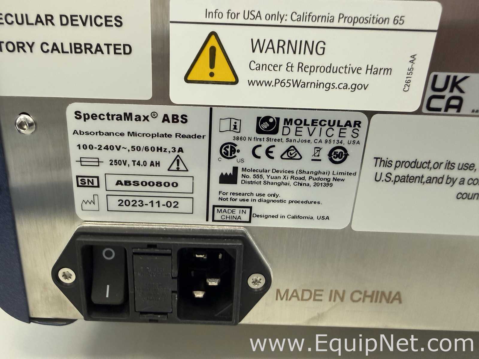 Lector de Microplacas Molecular Devices Spectramax ABS