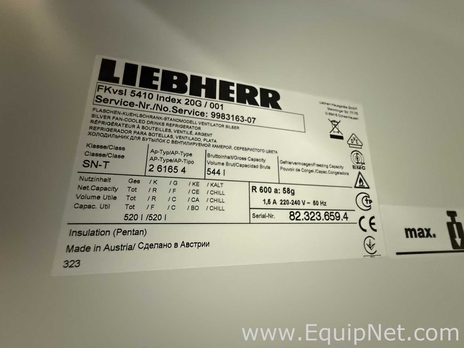 Liebherr FKvsl 5410 Index 20G Refrigerator