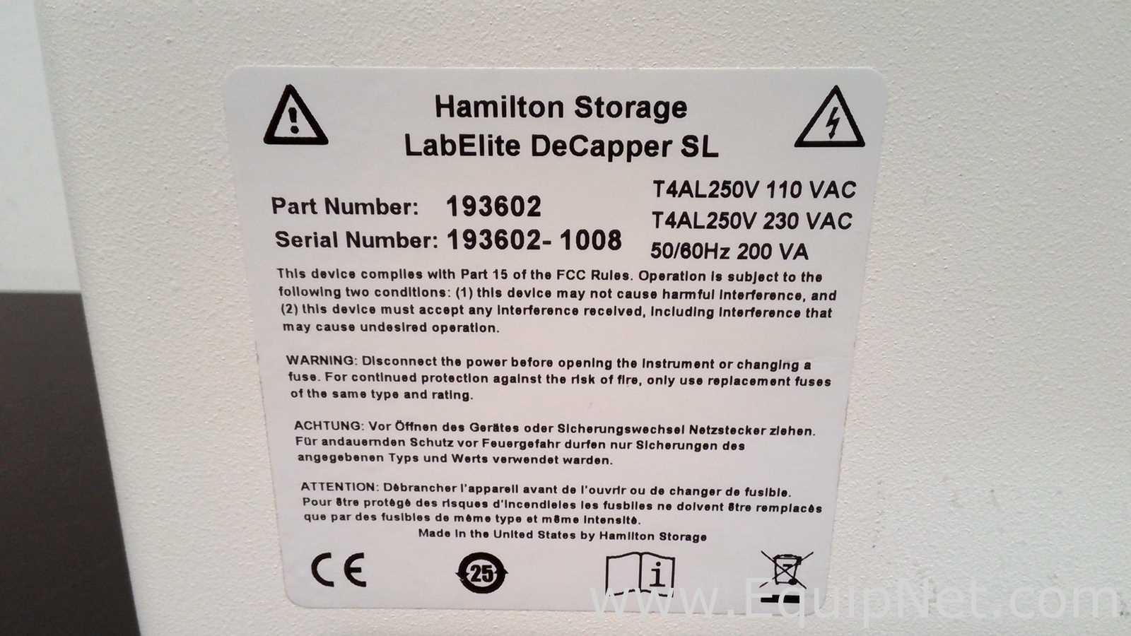 Destampador Hamilton LabElite