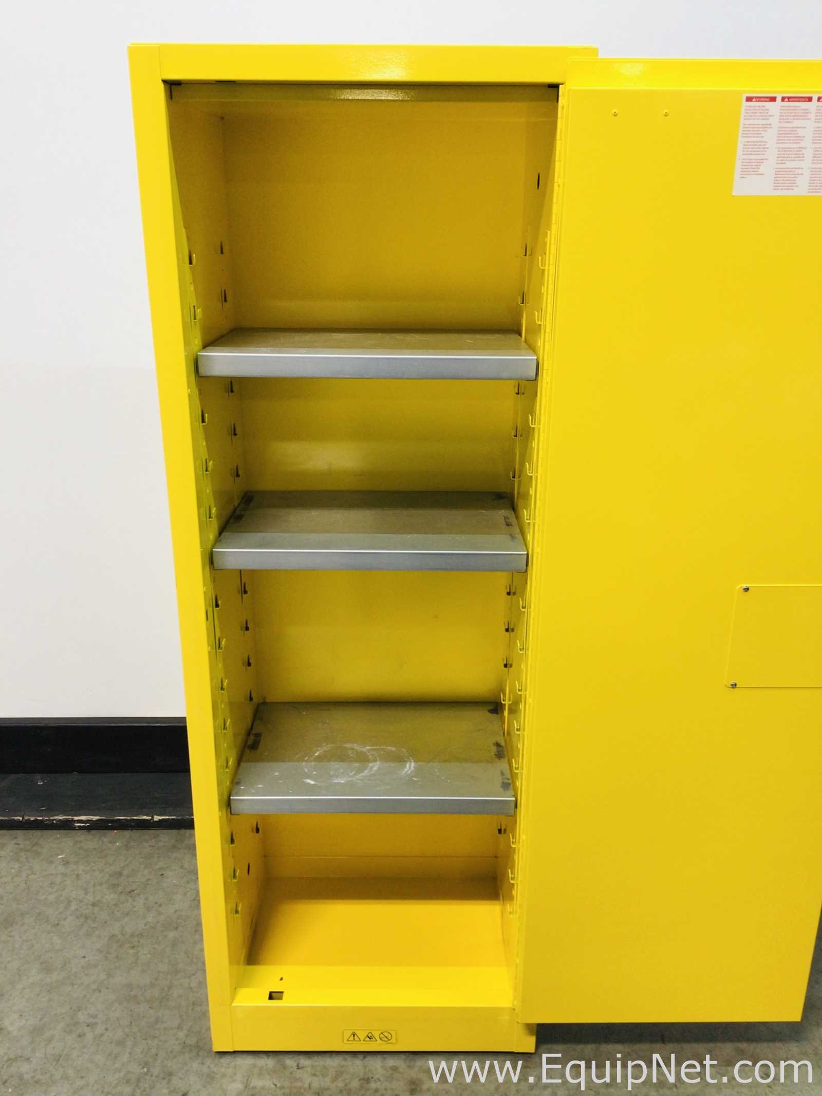 Uline H-2570M-Y Flammable Liquid Storage Cabinet