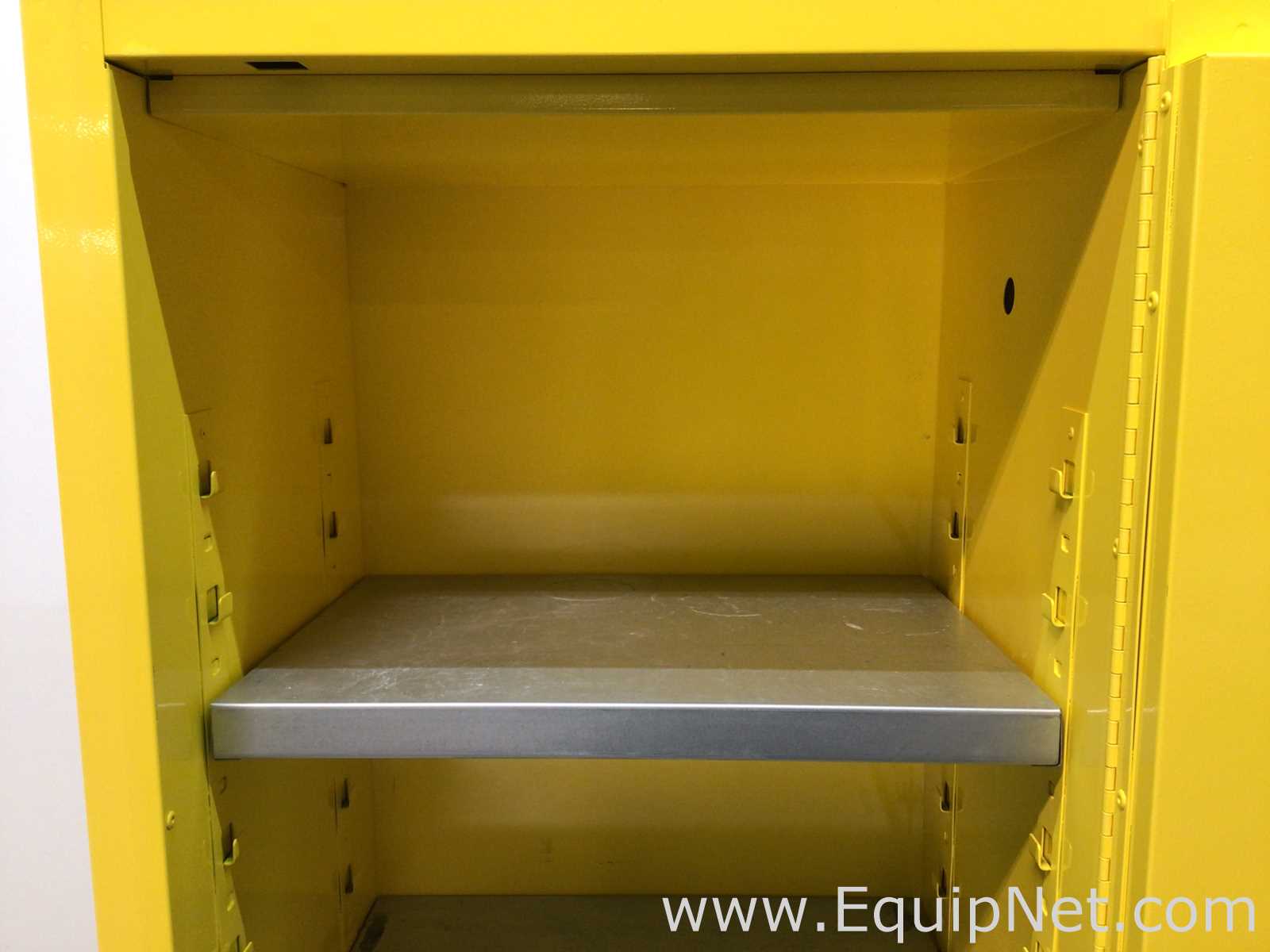 Uline H-2570M-Y Flammable Liquid Storage Cabinet
