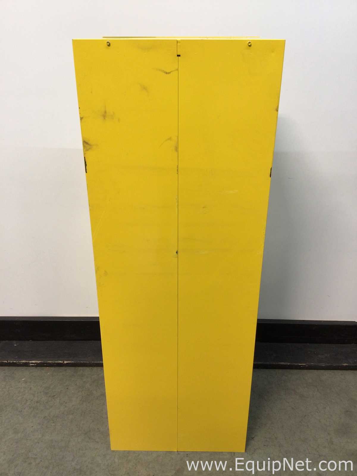 Uline H-2570M-Y Flammable Liquid Storage Cabinet
