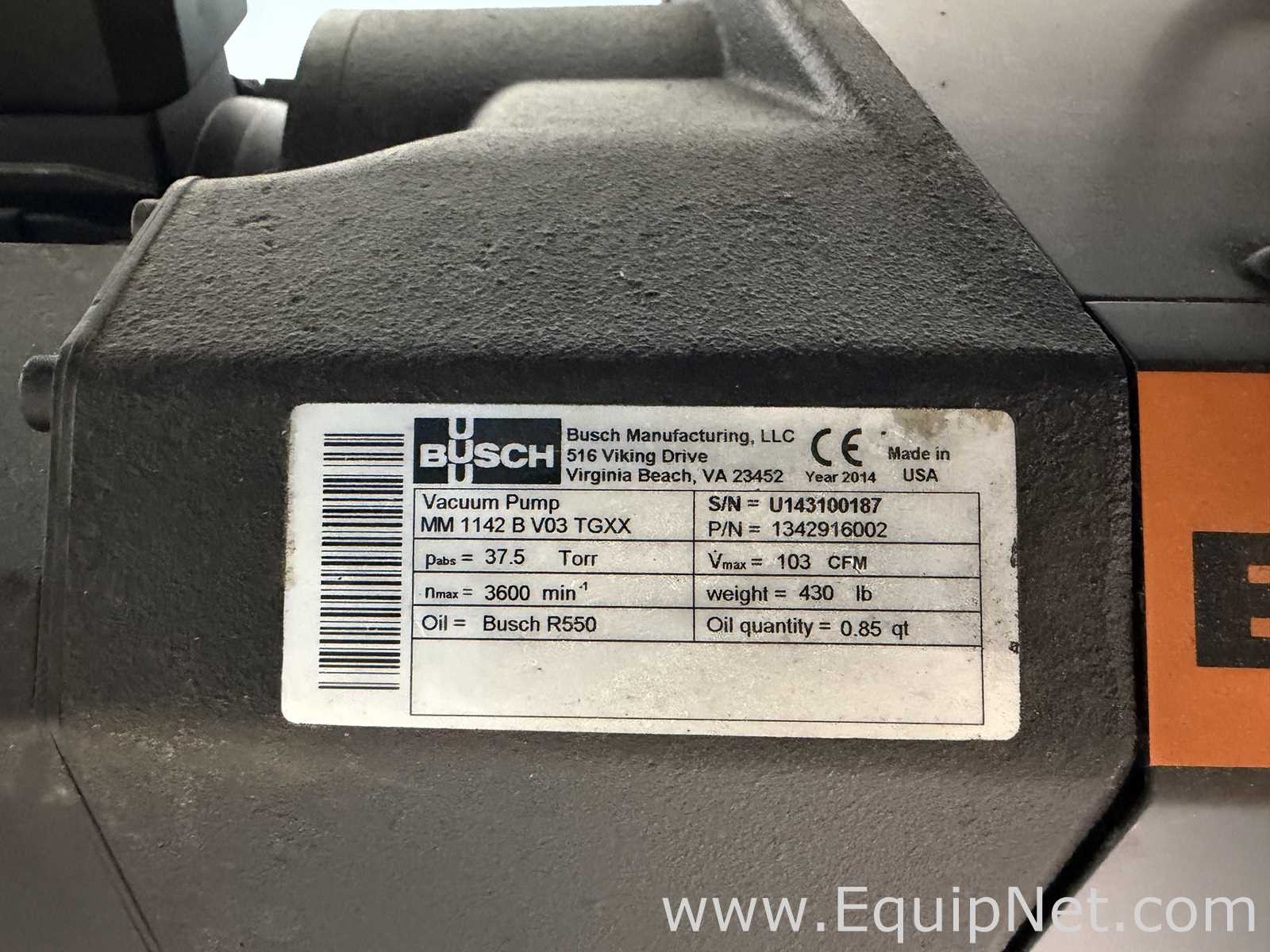 Bomba de Vacío Busch Mink MM 1142BV