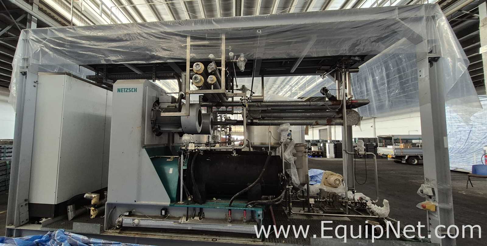 NETZSCH Milling Skid with Two Netzsch LME200 Bead Mills and Support Equip  - Milling System Skid 2-1
