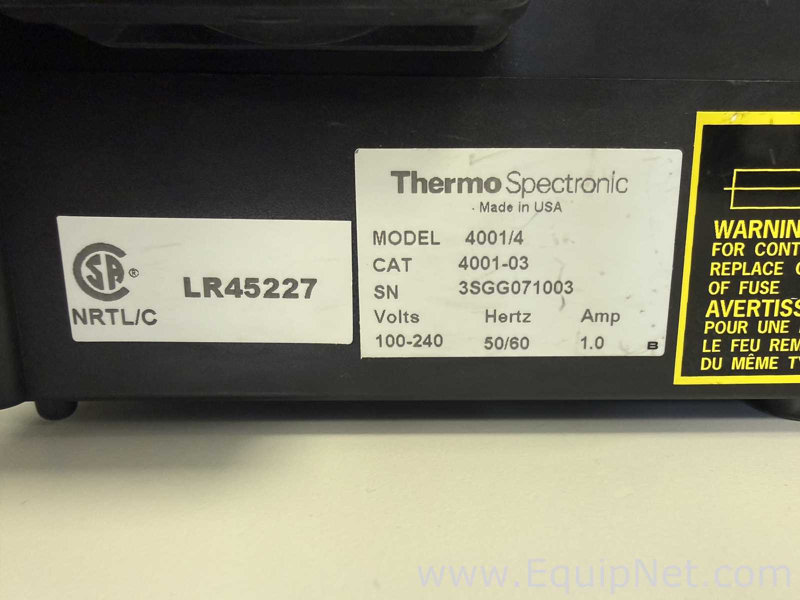 Lote de 3 Espectrofotómetro Spectronic Genesys 20