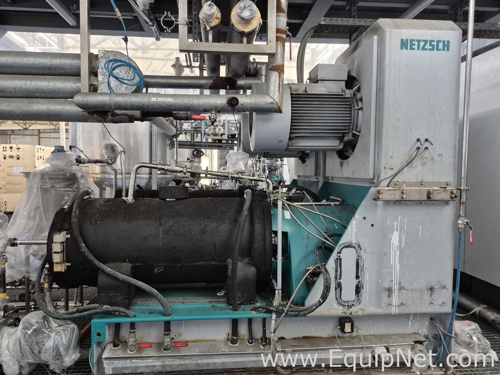 NETZSCH Milling Skid with Two Netzsch LME200 Bead Mills and Support Equip  - Milling System Skid 2-1