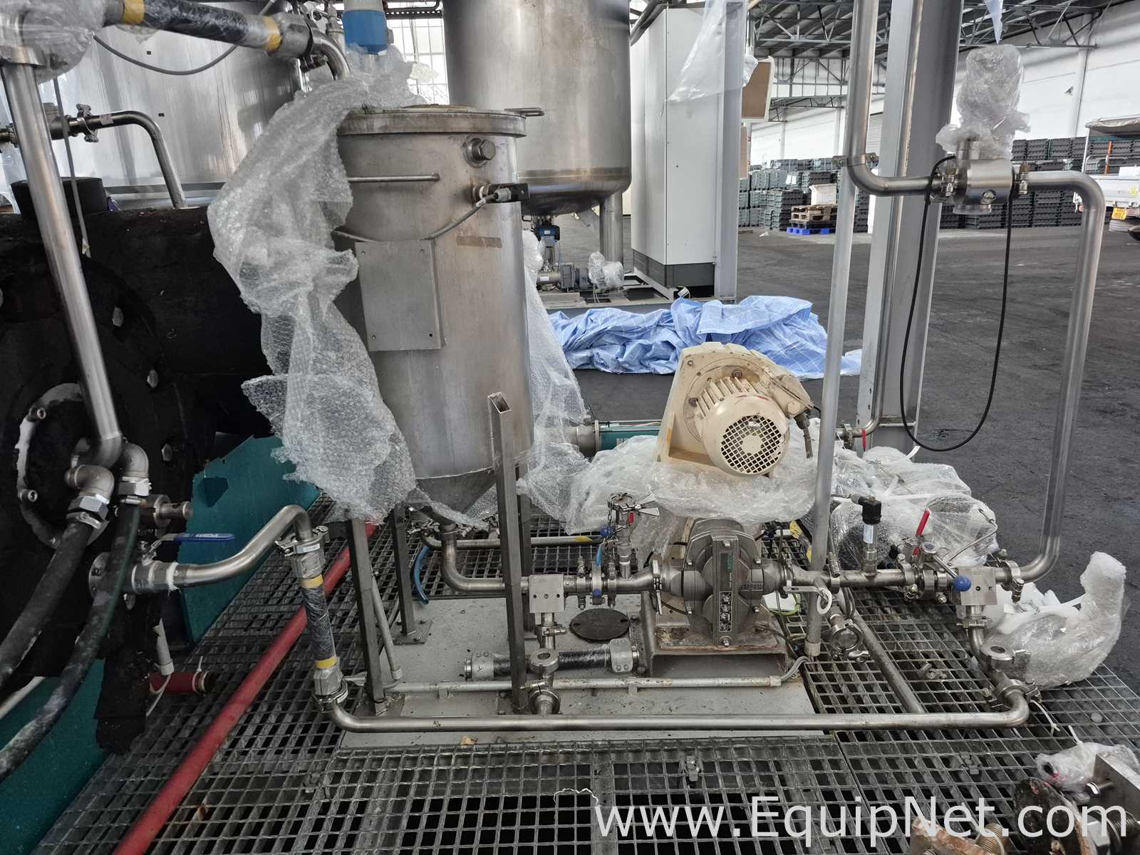 NETZSCH Milling Skid with Two Netzsch LME200 Bead Mills and Support Equip  - Milling System Skid 2-1