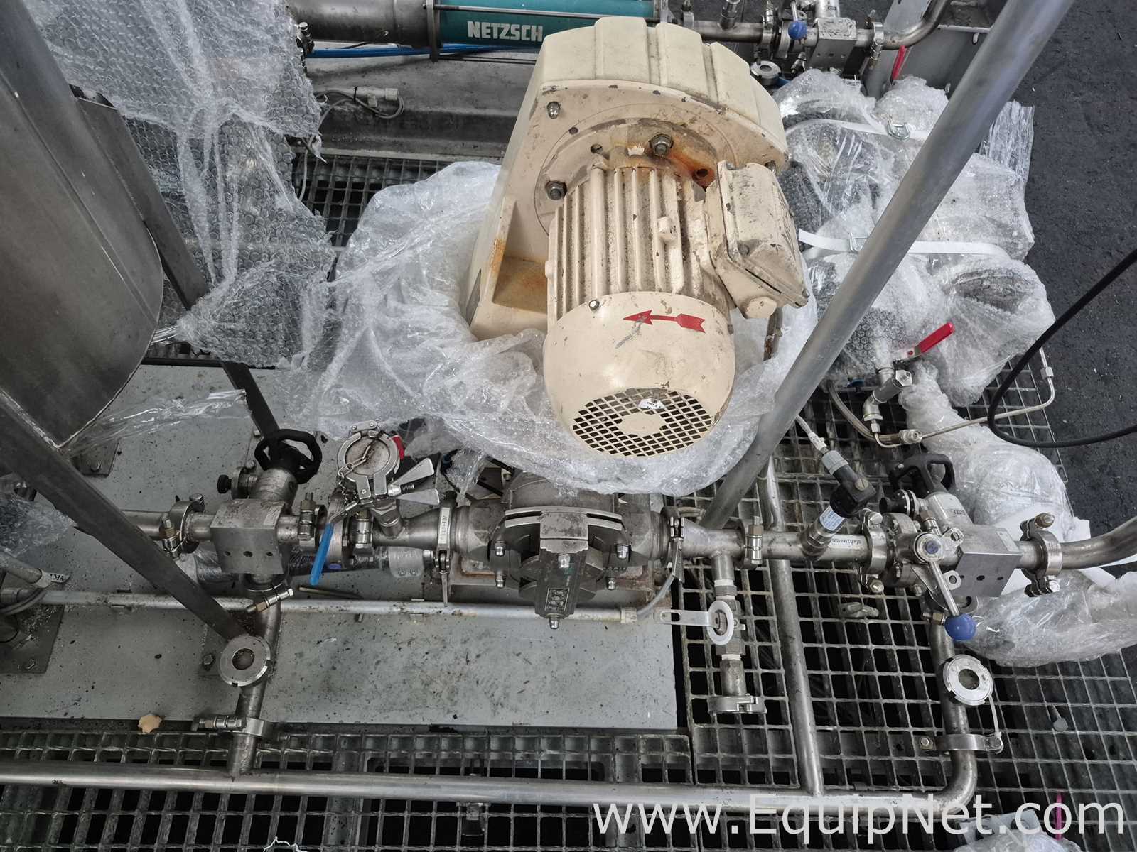 NETZSCH Milling Skid with Two Netzsch LME200 Bead Mills and Support Equip  - Milling System Skid 2-1