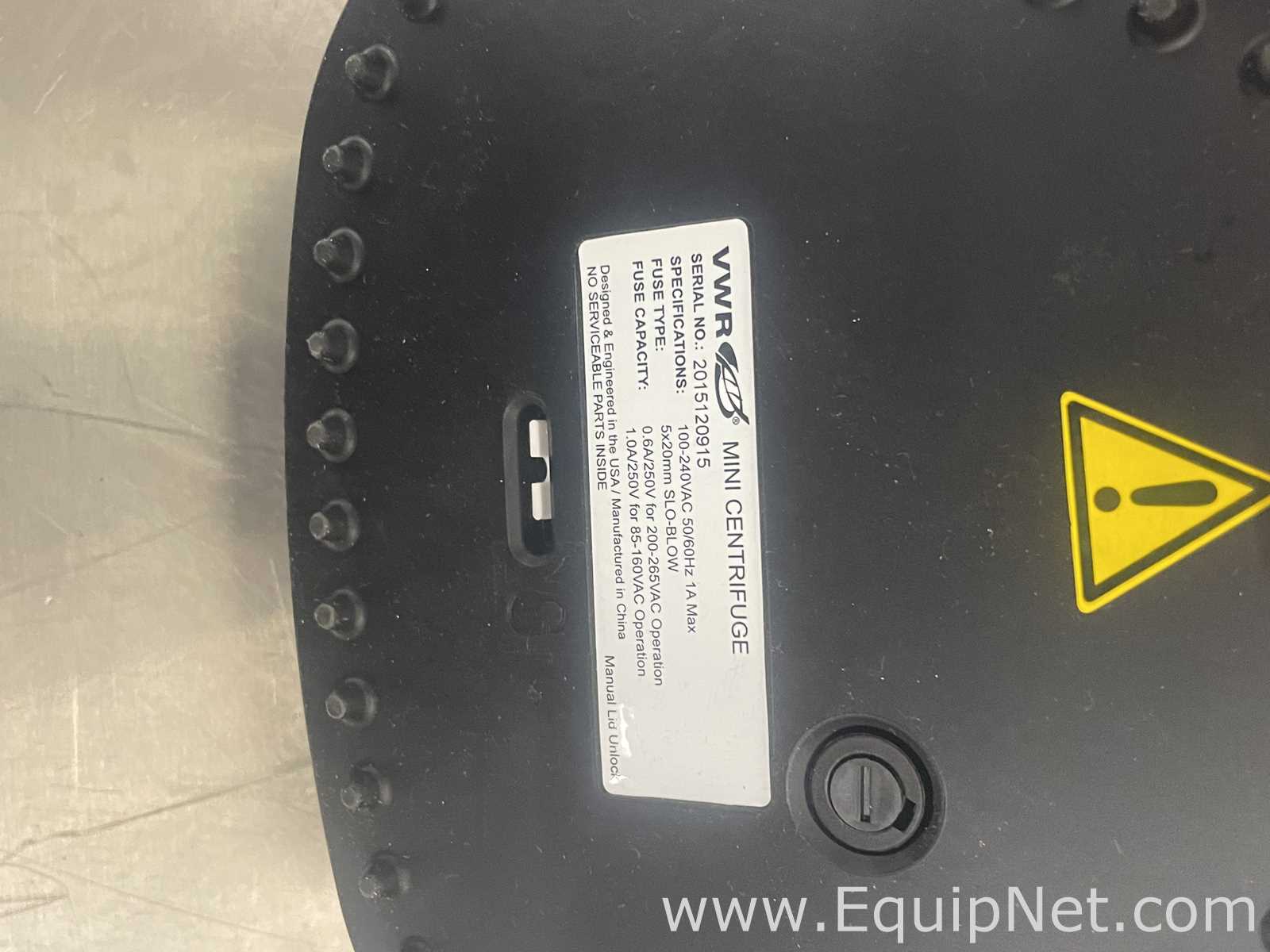 lote de  2 Centrífuga para Laboratórios VWR Mini Centrifuge