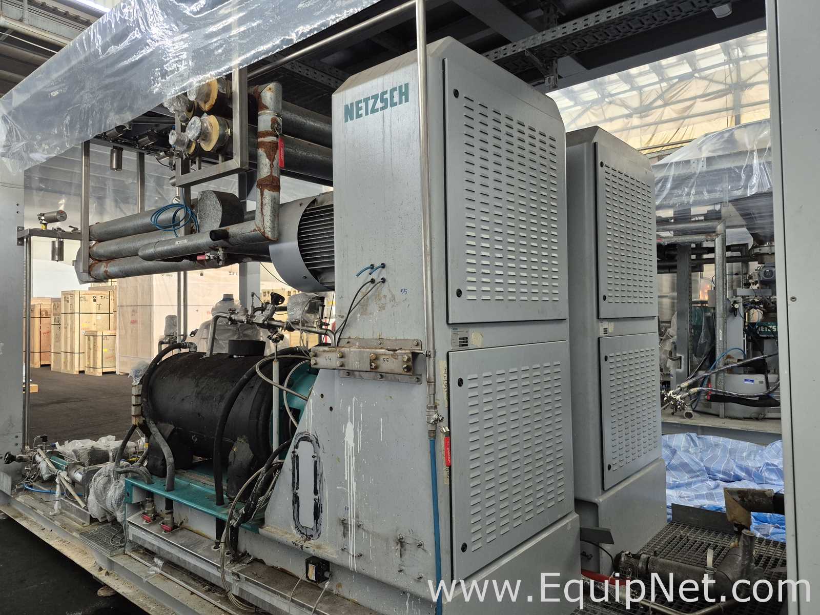 NETZSCH Milling Skid with Two Netzsch LME200 Bead Mills and Support Equip  - Milling System Skid 2-1
