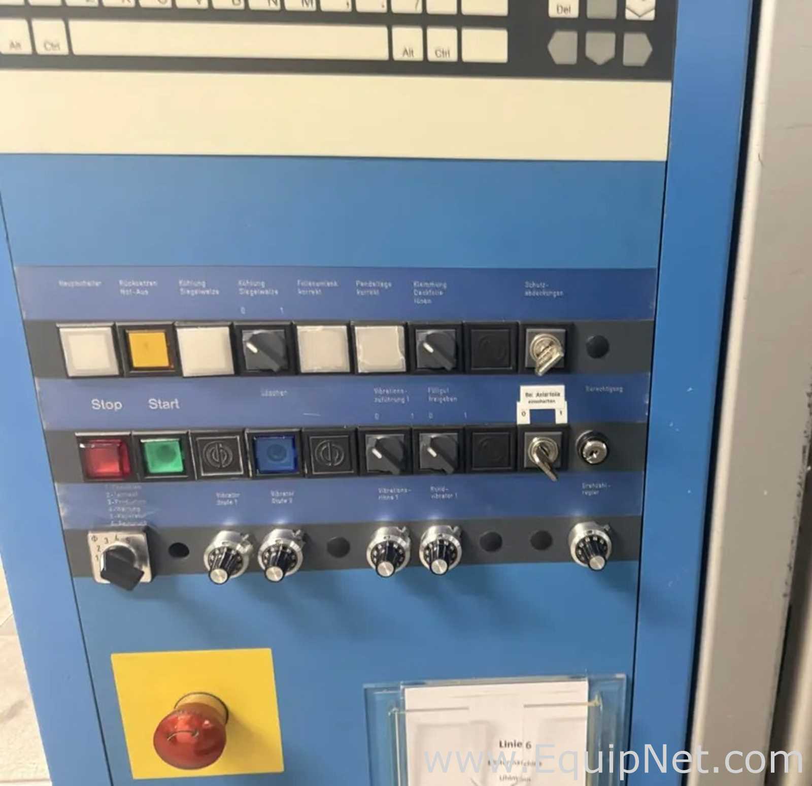 Línea de Termoformadora y Prensa Cortadora Uhlmann UPS-1060